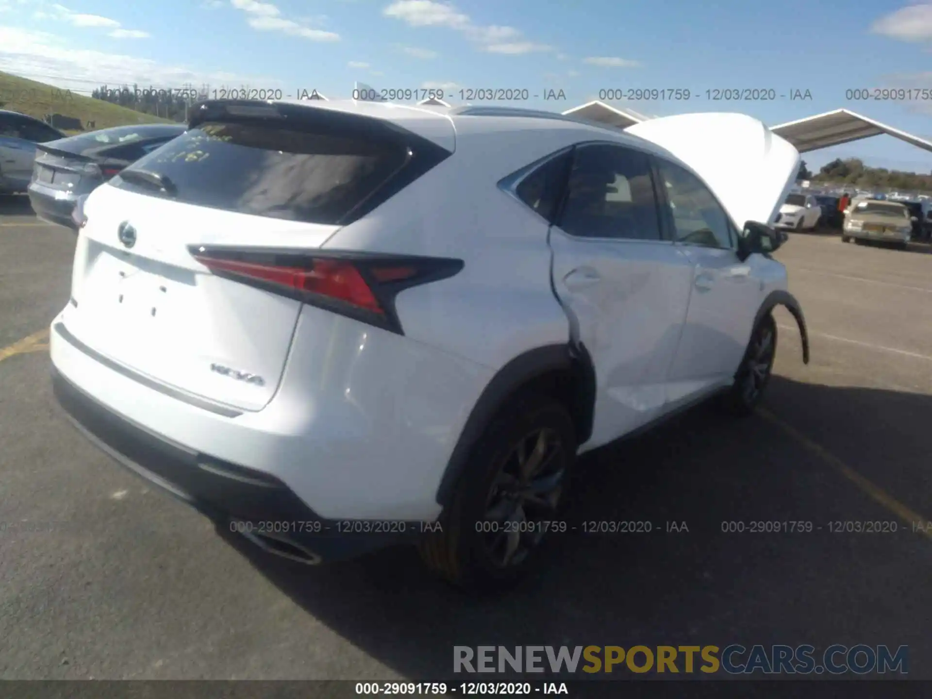 4 Photograph of a damaged car JTJSARBZ1M5022181 LEXUS NX 300H 2021