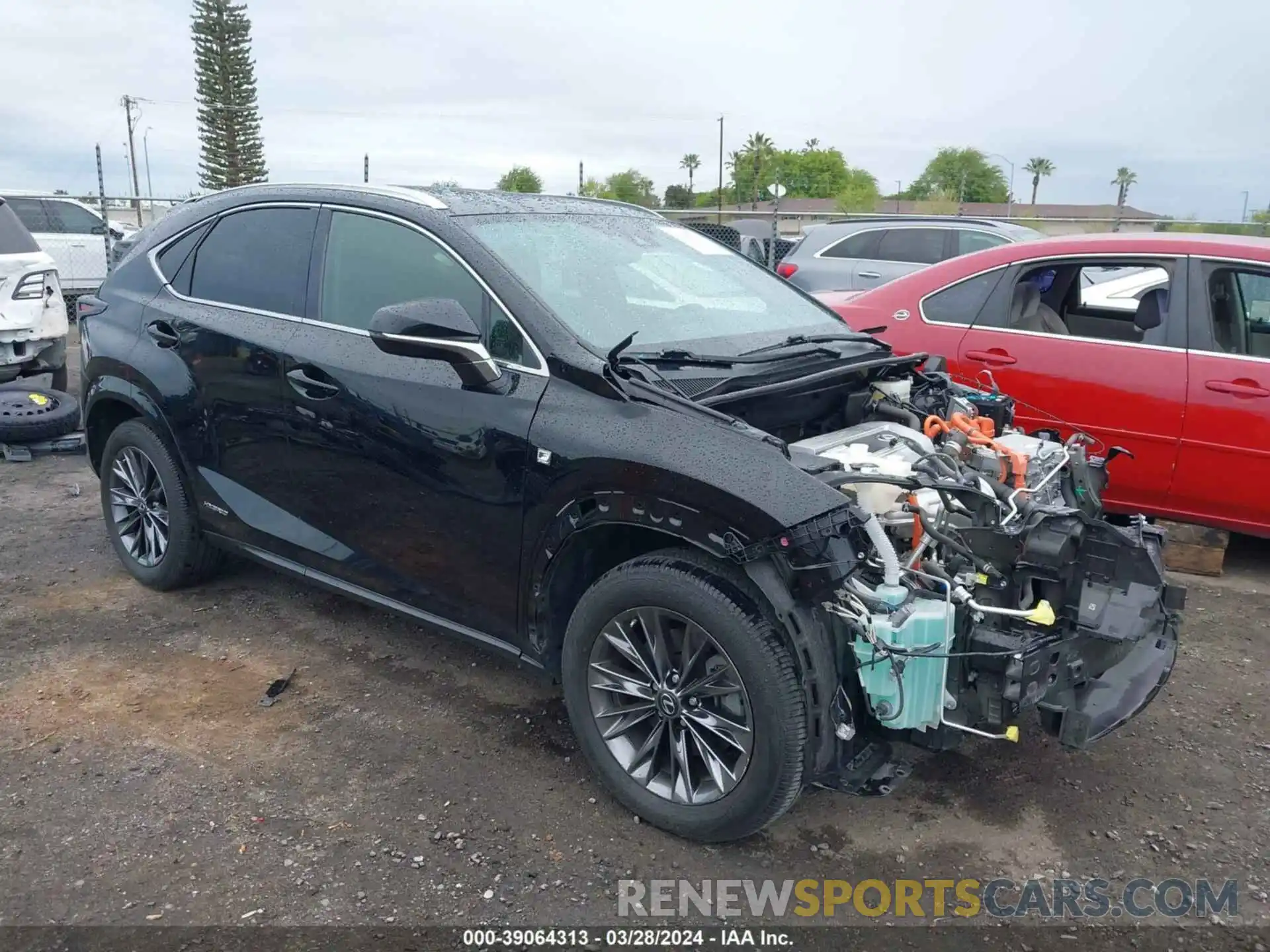 1 Photograph of a damaged car JTJSJRDZ1M2153190 LEXUS NX 300H 2021