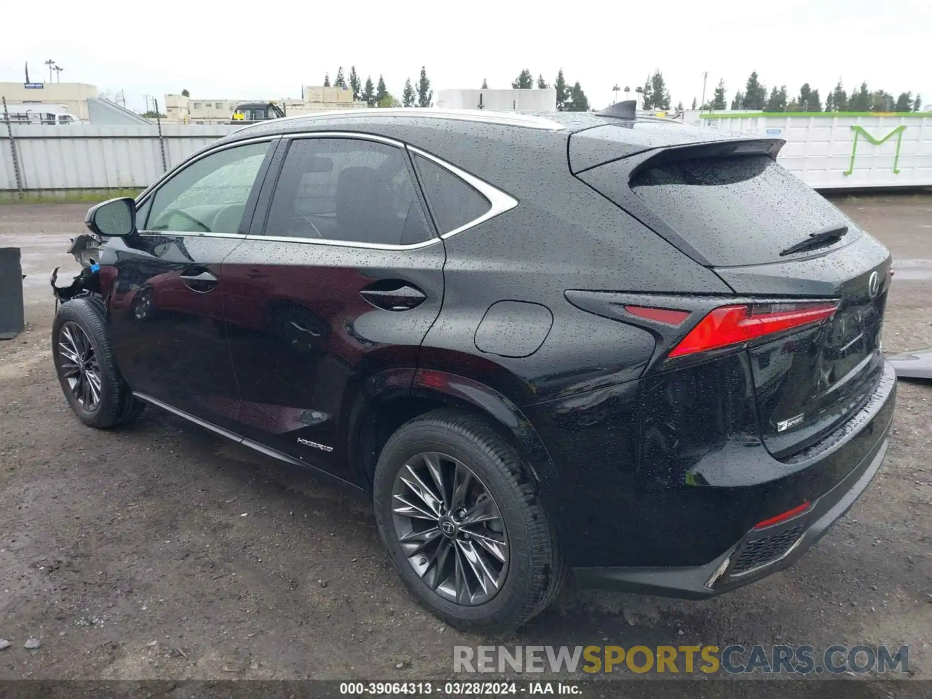 3 Фотография поврежденного автомобиля JTJSJRDZ1M2153190 LEXUS NX 300H 2021