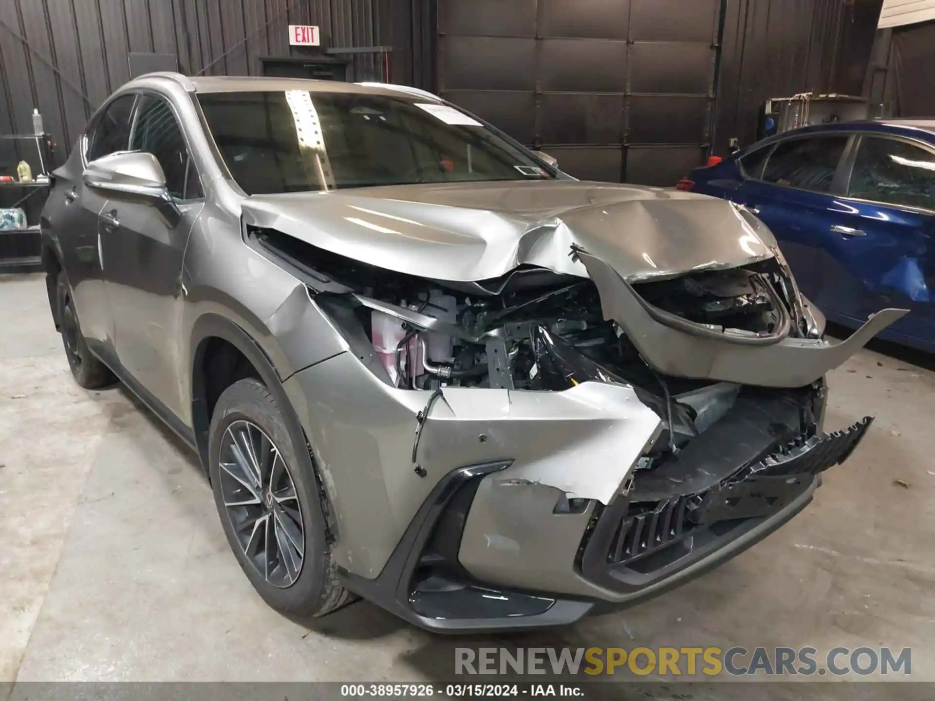 1 Photograph of a damaged car 2T2GGCEZ4NC004368 LEXUS NX 350 2022