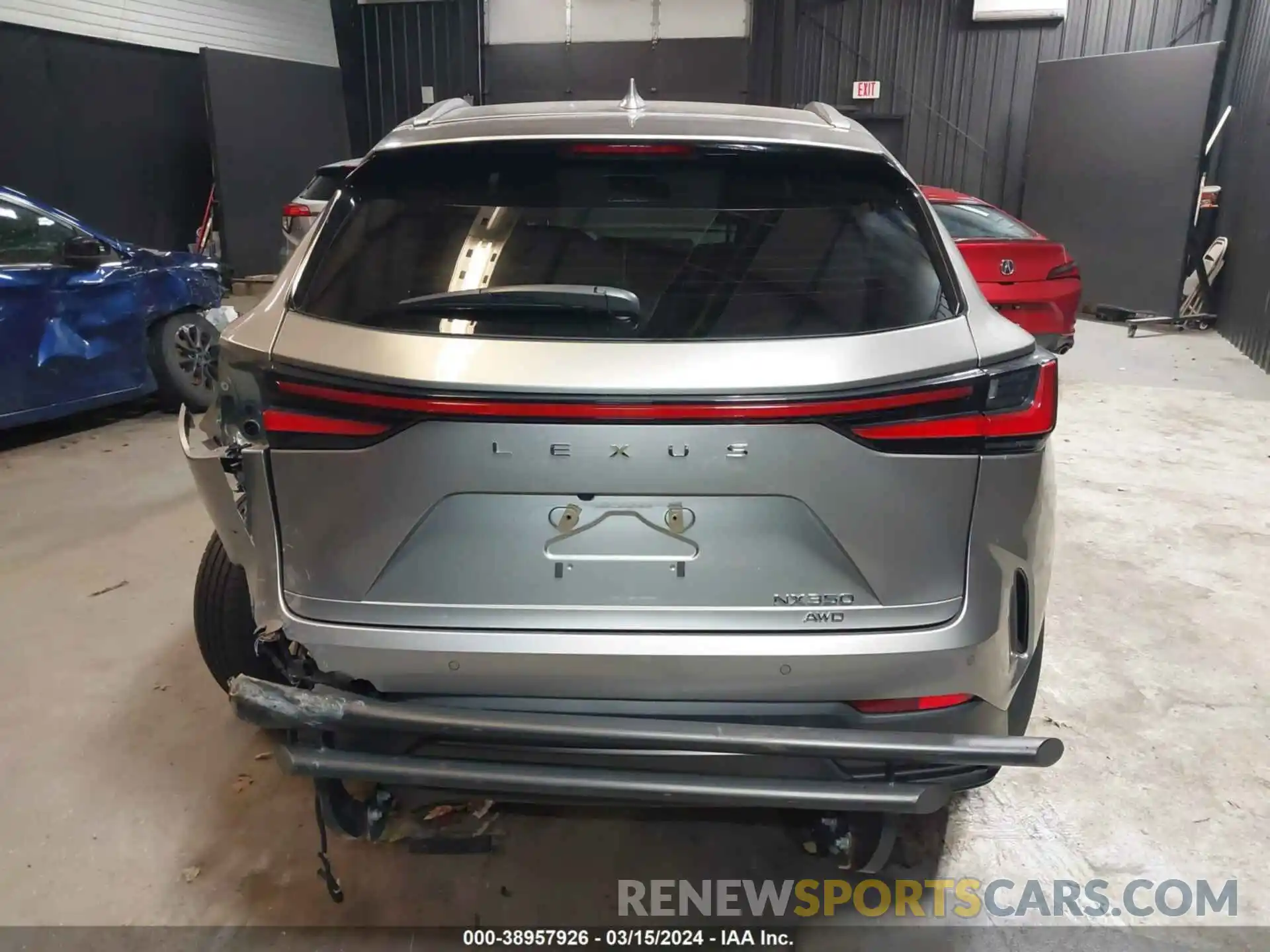 16 Photograph of a damaged car 2T2GGCEZ4NC004368 LEXUS NX 350 2022