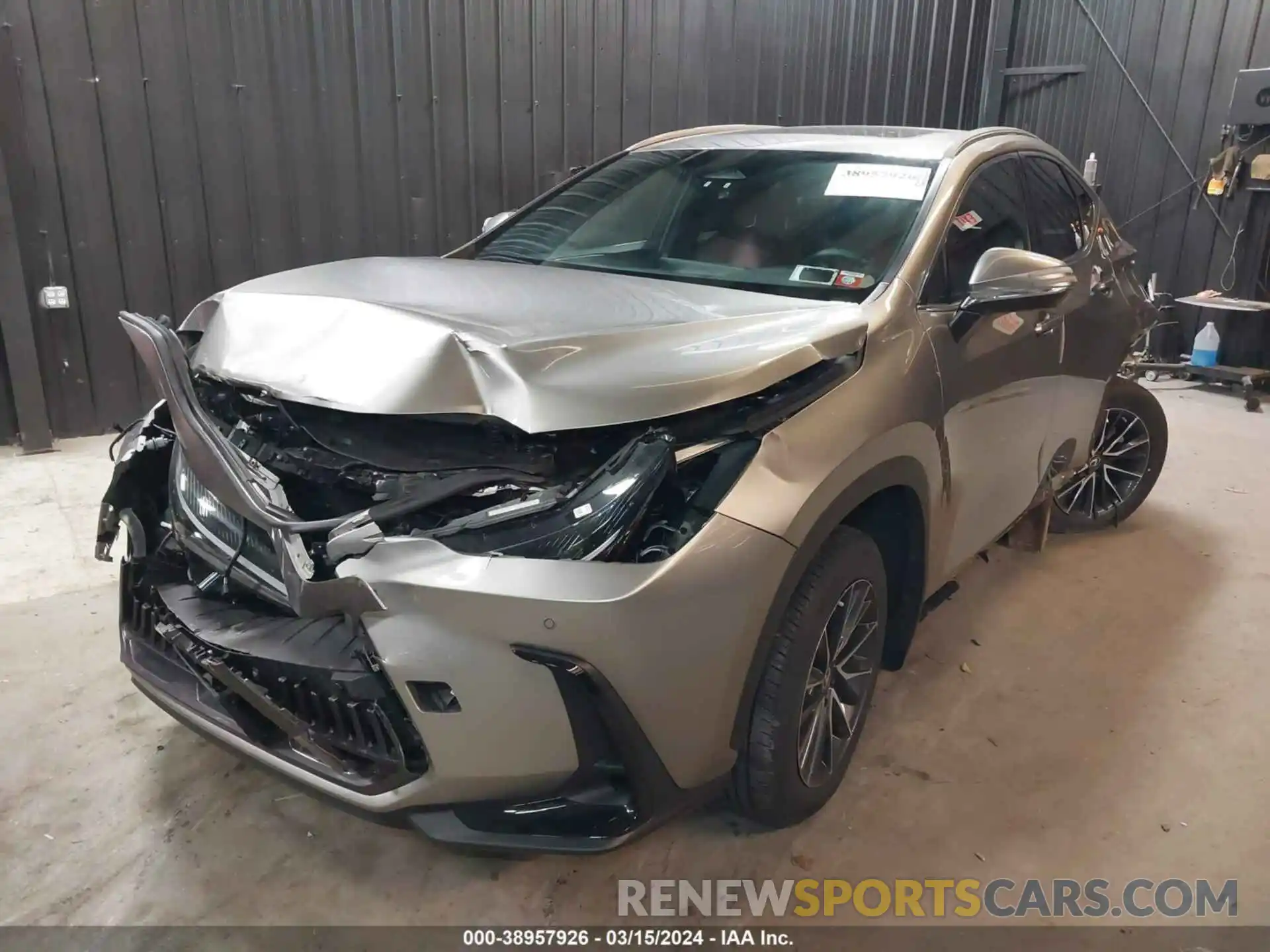 2 Photograph of a damaged car 2T2GGCEZ4NC004368 LEXUS NX 350 2022