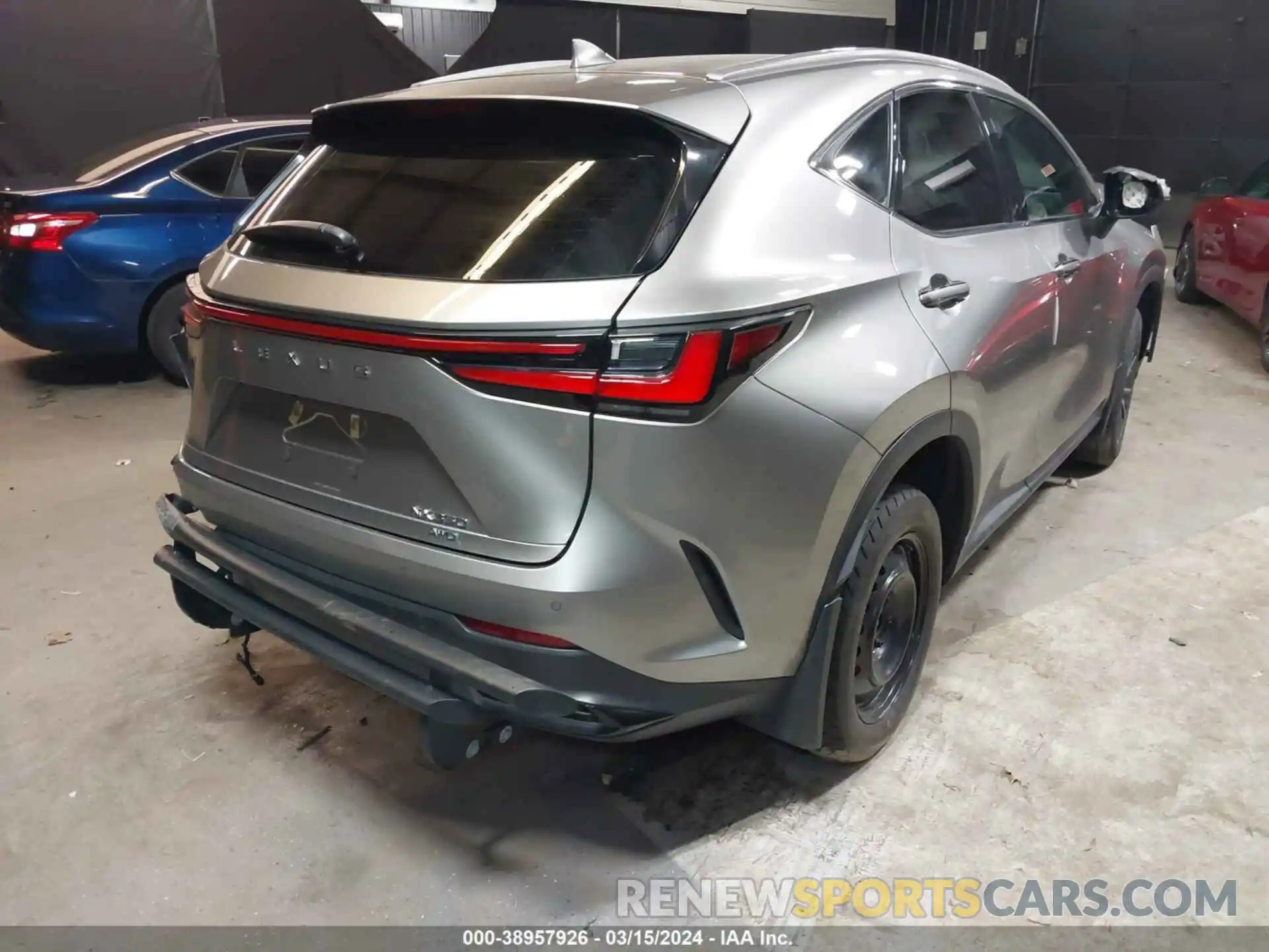 4 Фотография поврежденного автомобиля 2T2GGCEZ4NC004368 LEXUS NX 350 2022