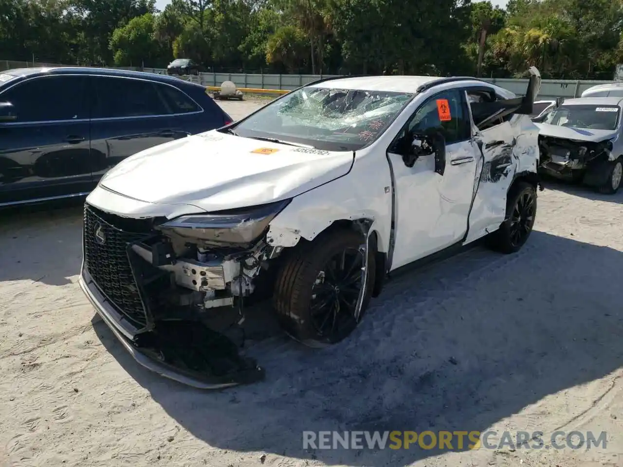 2 Photograph of a damaged car 2T2KGCEZ6NC001742 LEXUS NX 350 2022