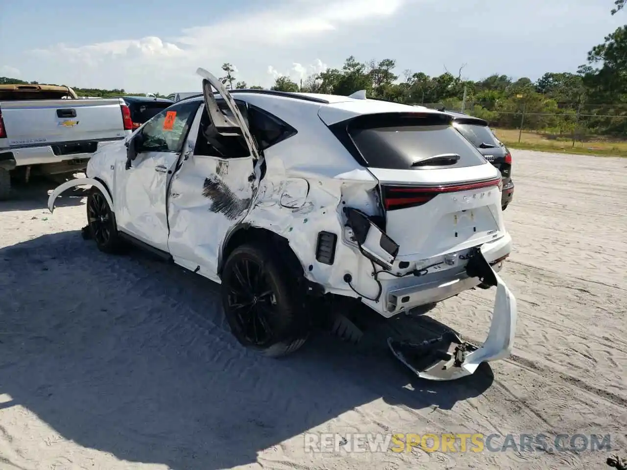 3 Photograph of a damaged car 2T2KGCEZ6NC001742 LEXUS NX 350 2022