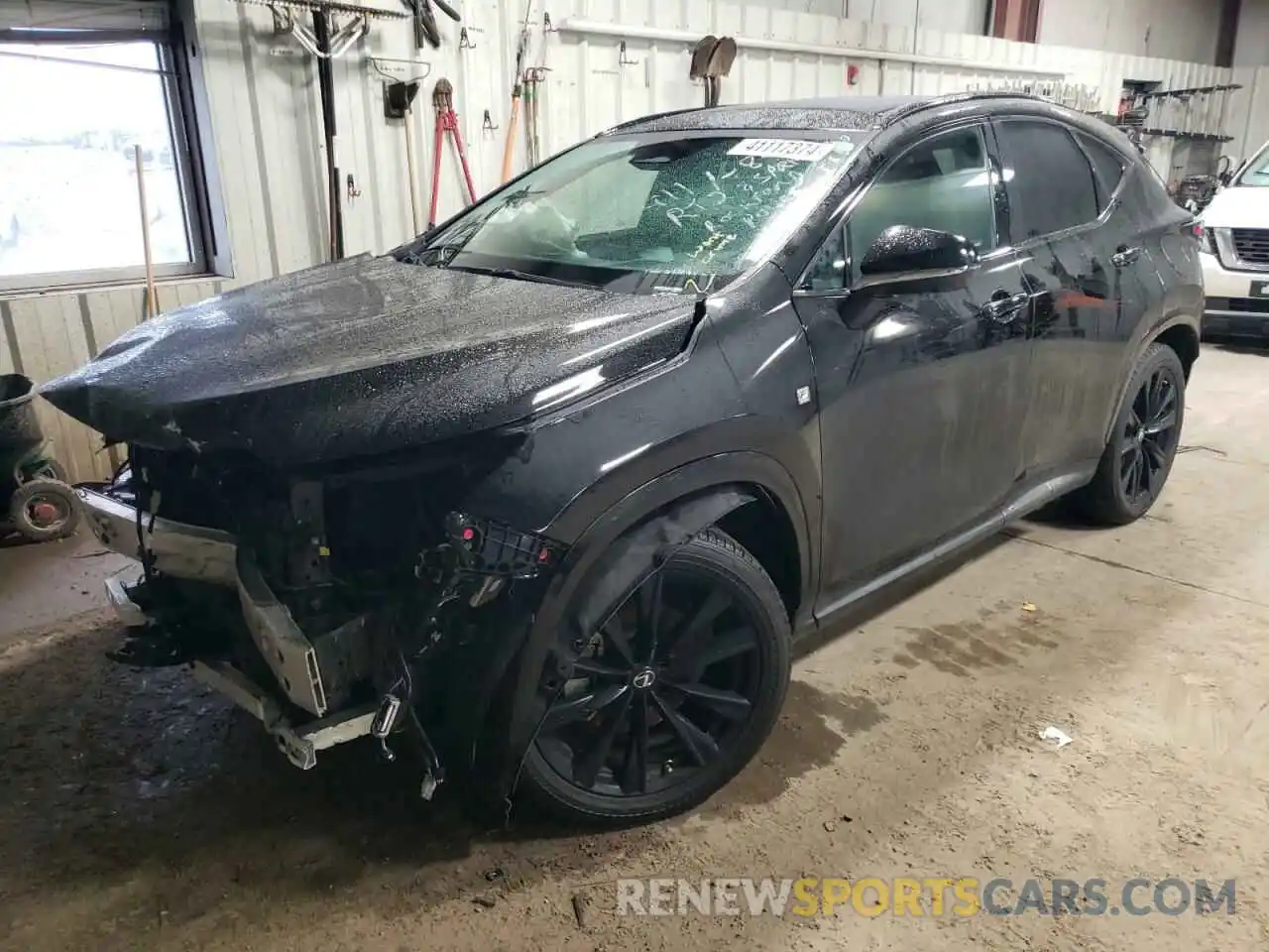 1 Photograph of a damaged car 2T2KGCEZ9NC016011 LEXUS NX 350 2022