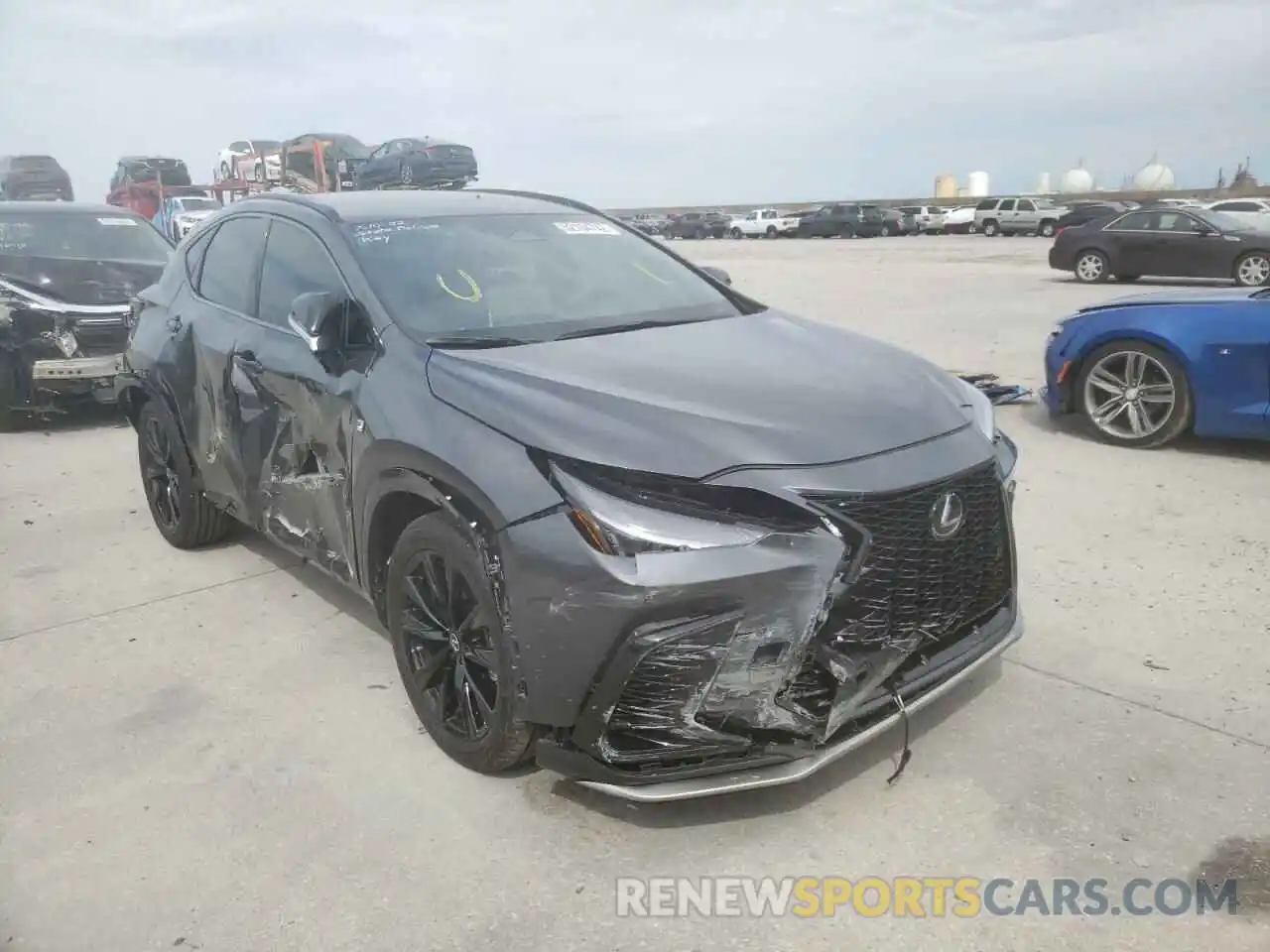 1 Photograph of a damaged car 2T2KGCEZXNC004627 LEXUS NX 350 2022