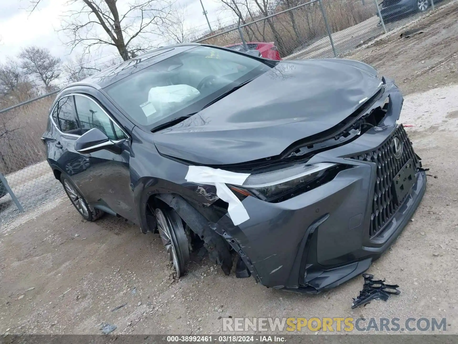 1 Photograph of a damaged car JTJGGCEZ0N2001581 LEXUS NX 350 2022