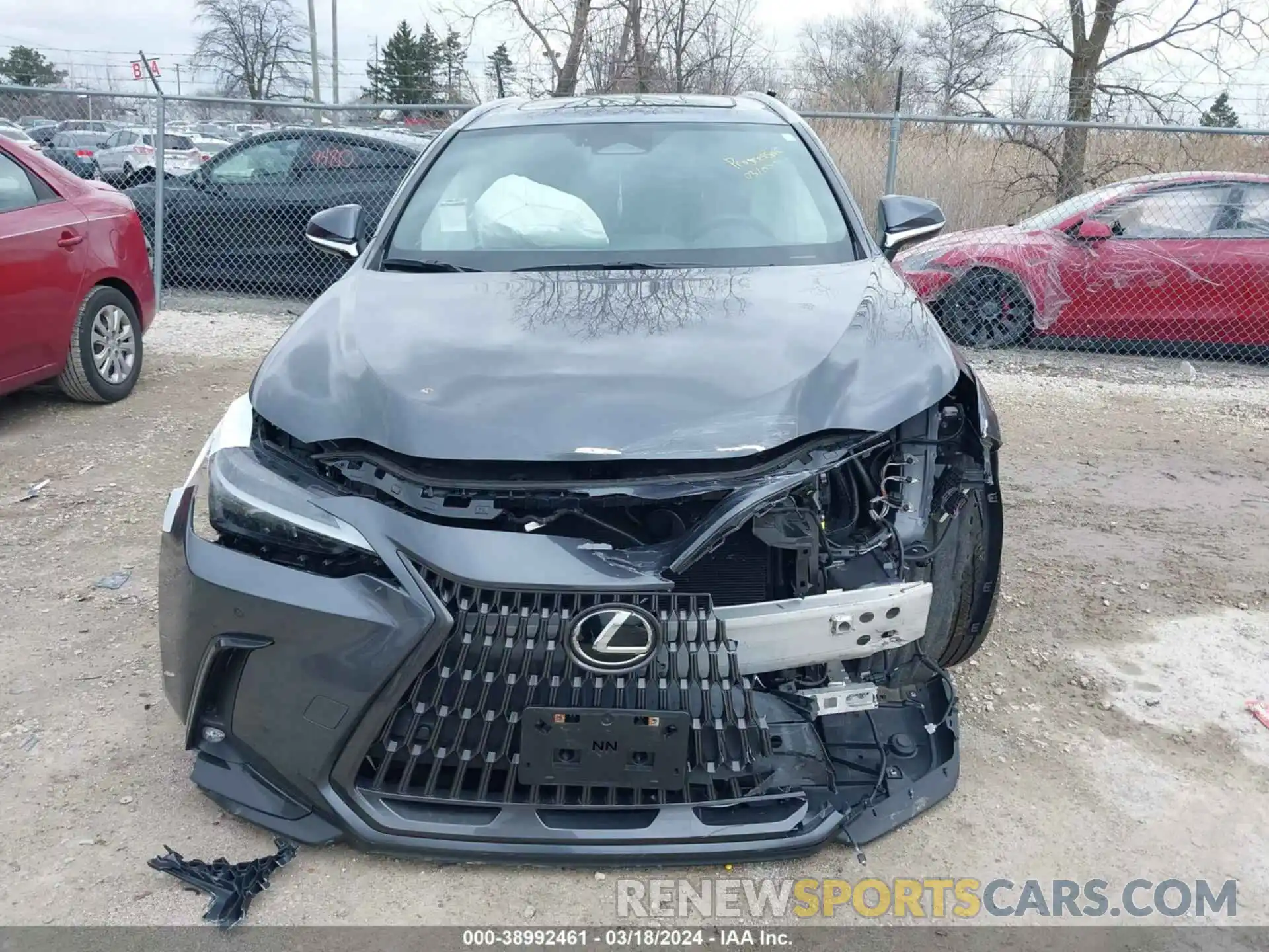 11 Photograph of a damaged car JTJGGCEZ0N2001581 LEXUS NX 350 2022