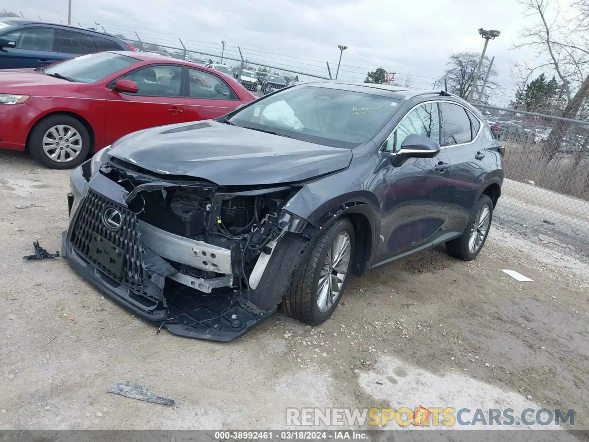 2 Photograph of a damaged car JTJGGCEZ0N2001581 LEXUS NX 350 2022