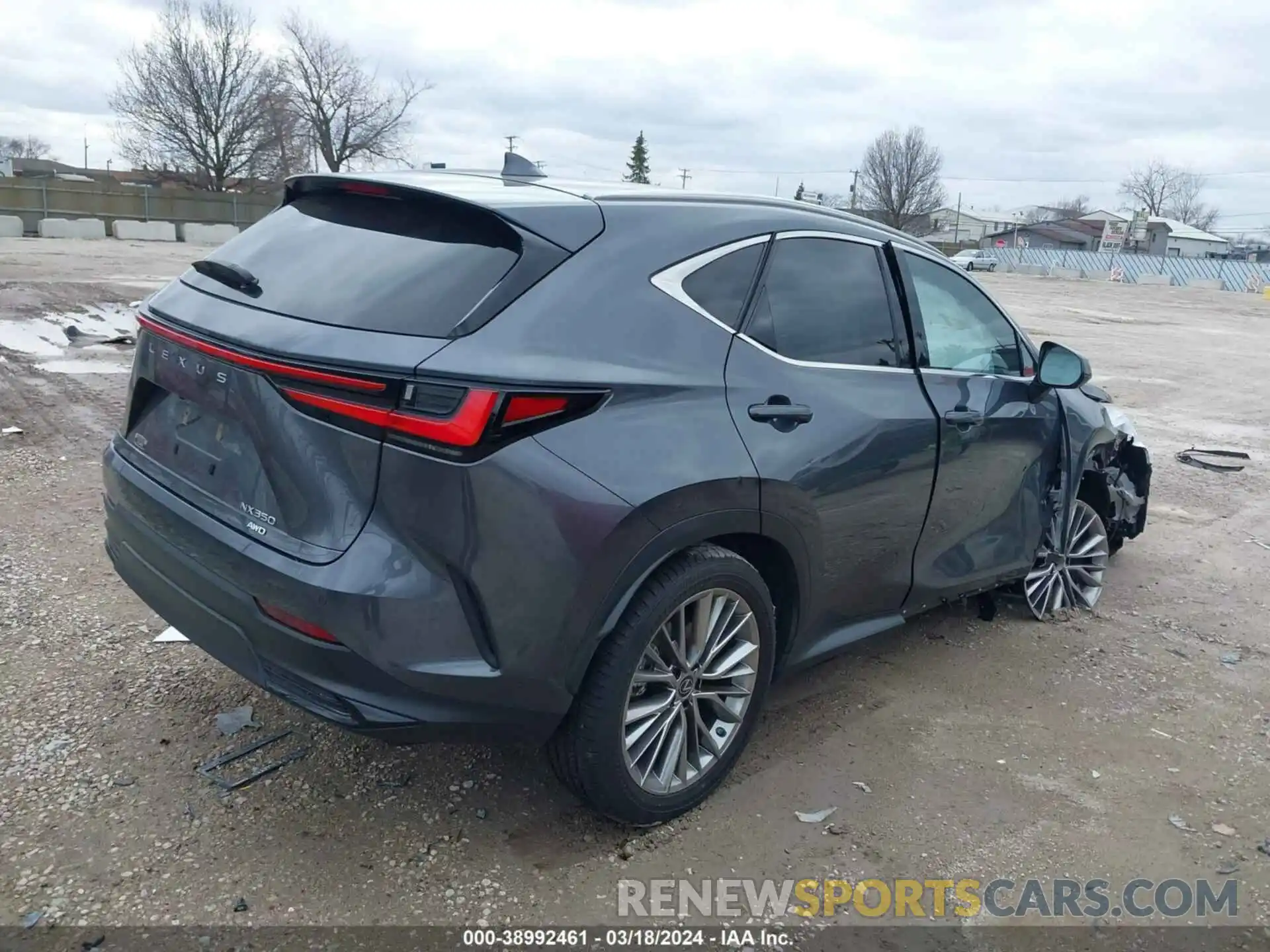 4 Фотография поврежденного автомобиля JTJGGCEZ0N2001581 LEXUS NX 350 2022