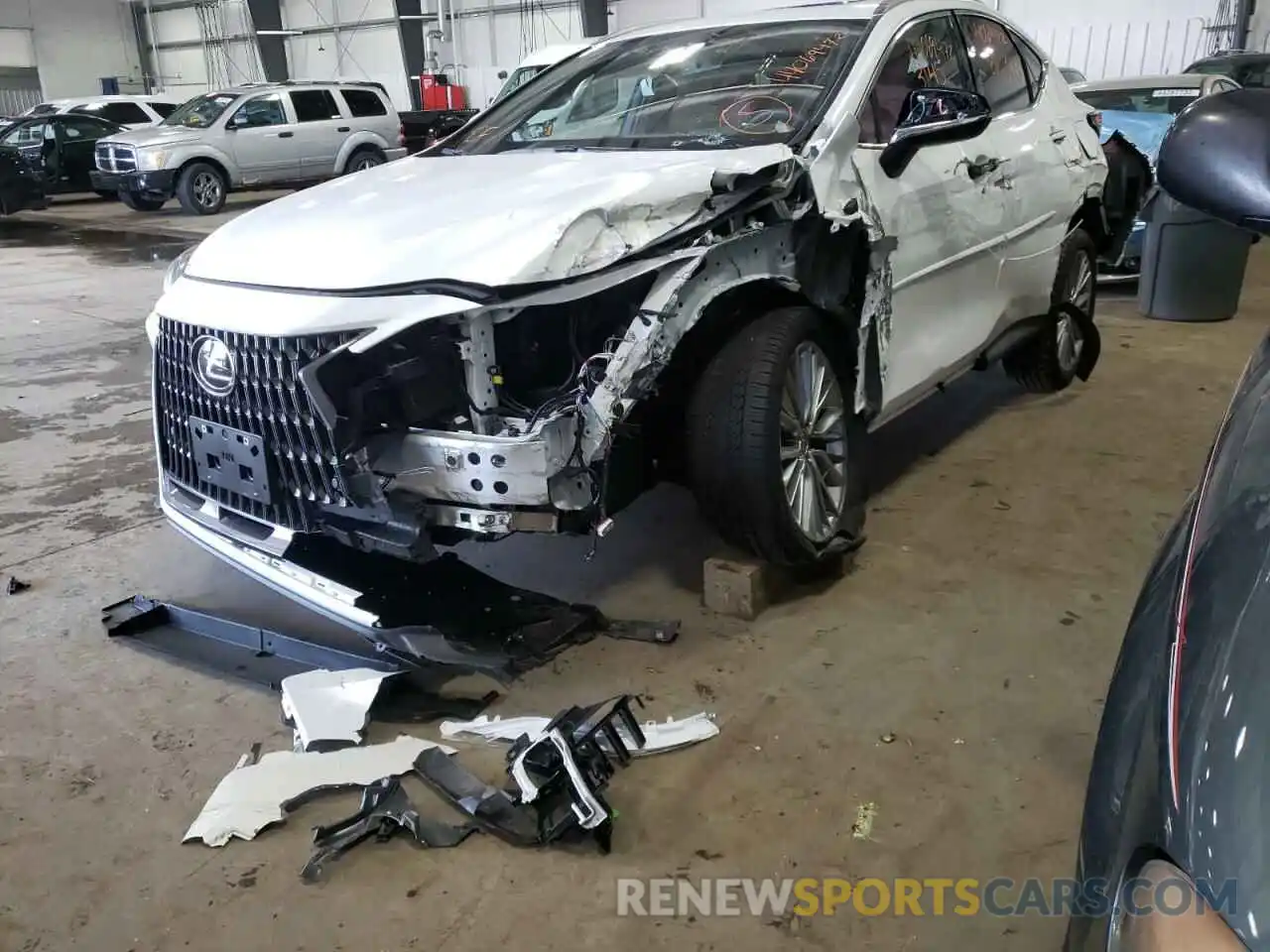 2 Photograph of a damaged car JTJGGCEZ8N5000290 LEXUS NX 350 2022