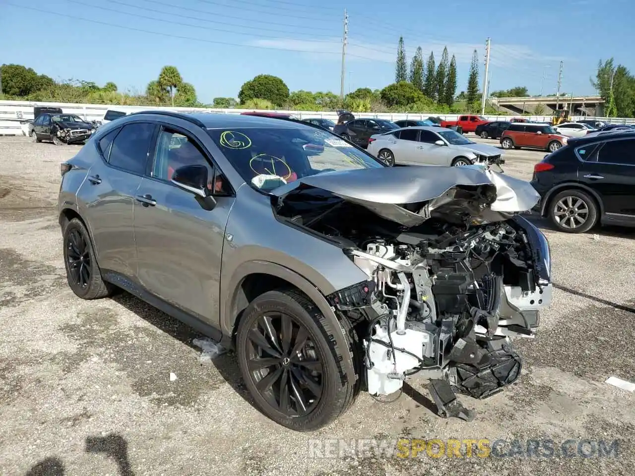 1 Фотография поврежденного автомобиля JTJKGCEZ1N2000126 LEXUS NX 350 2022