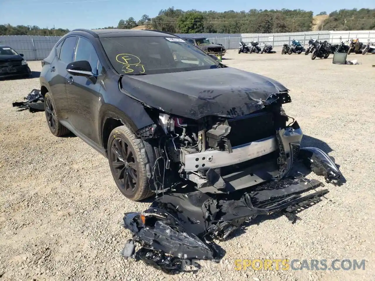 1 Photograph of a damaged car JTJKGCEZ9N5001460 LEXUS NX 350 2022