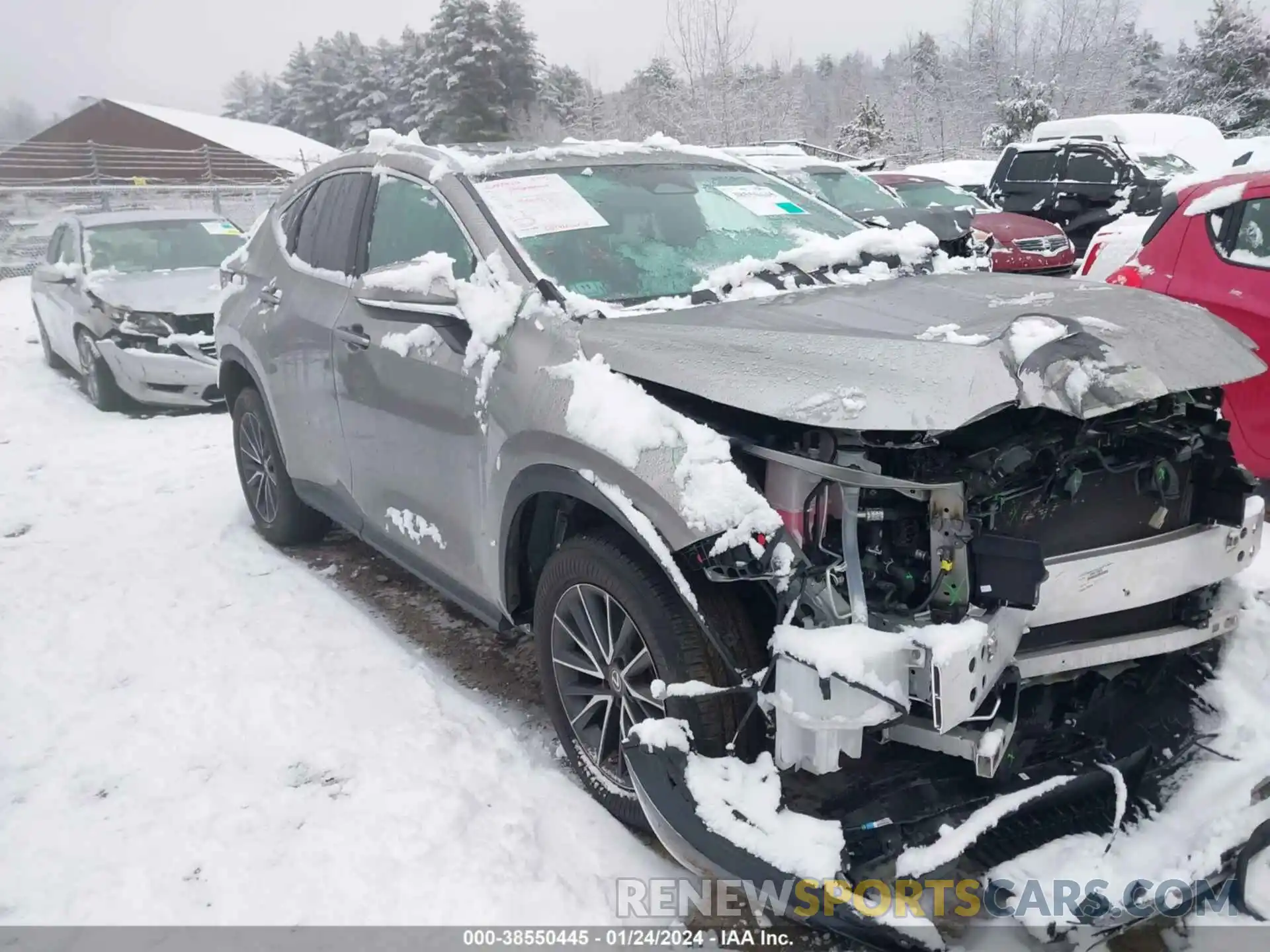 1 Photograph of a damaged car 2T2GGCEZ2PC016716 LEXUS NX 350 2023