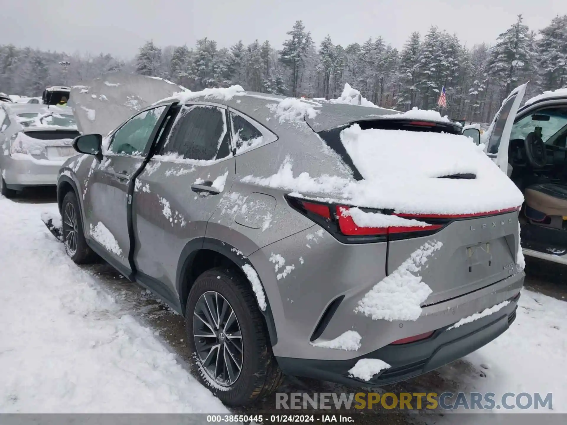 3 Photograph of a damaged car 2T2GGCEZ2PC016716 LEXUS NX 350 2023