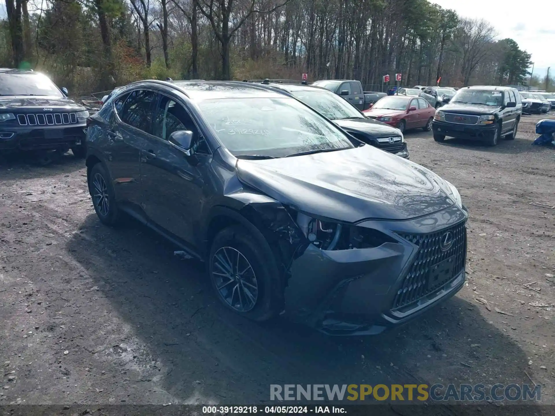 1 Photograph of a damaged car 2T2GGCEZ9RC058769 LEXUS NX 350 2024