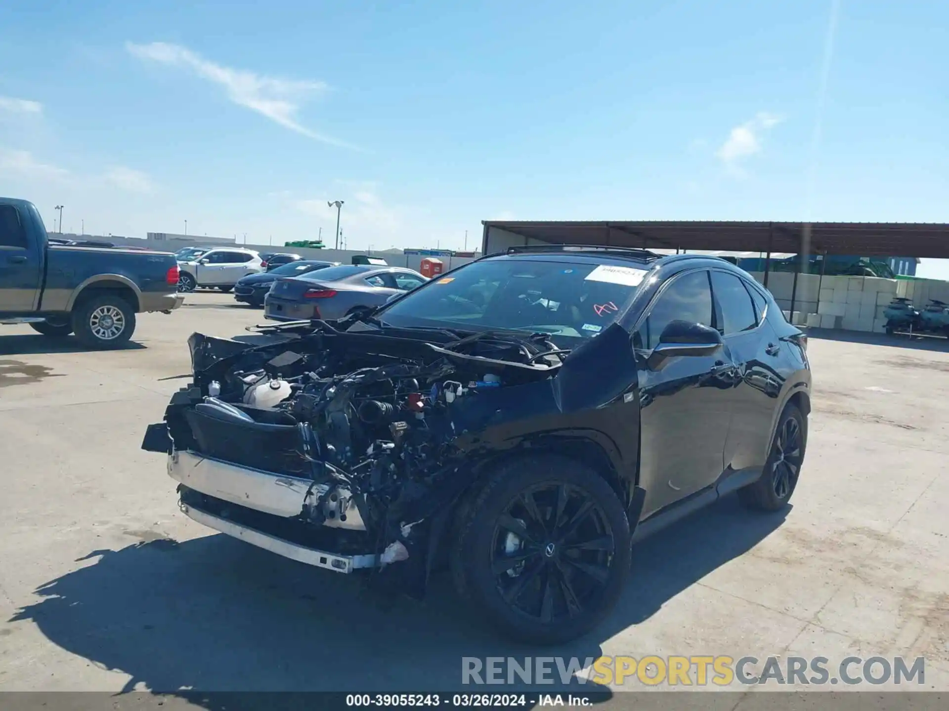 2 Photograph of a damaged car 2T2KGCEZ1RC043533 LEXUS NX 350 2024