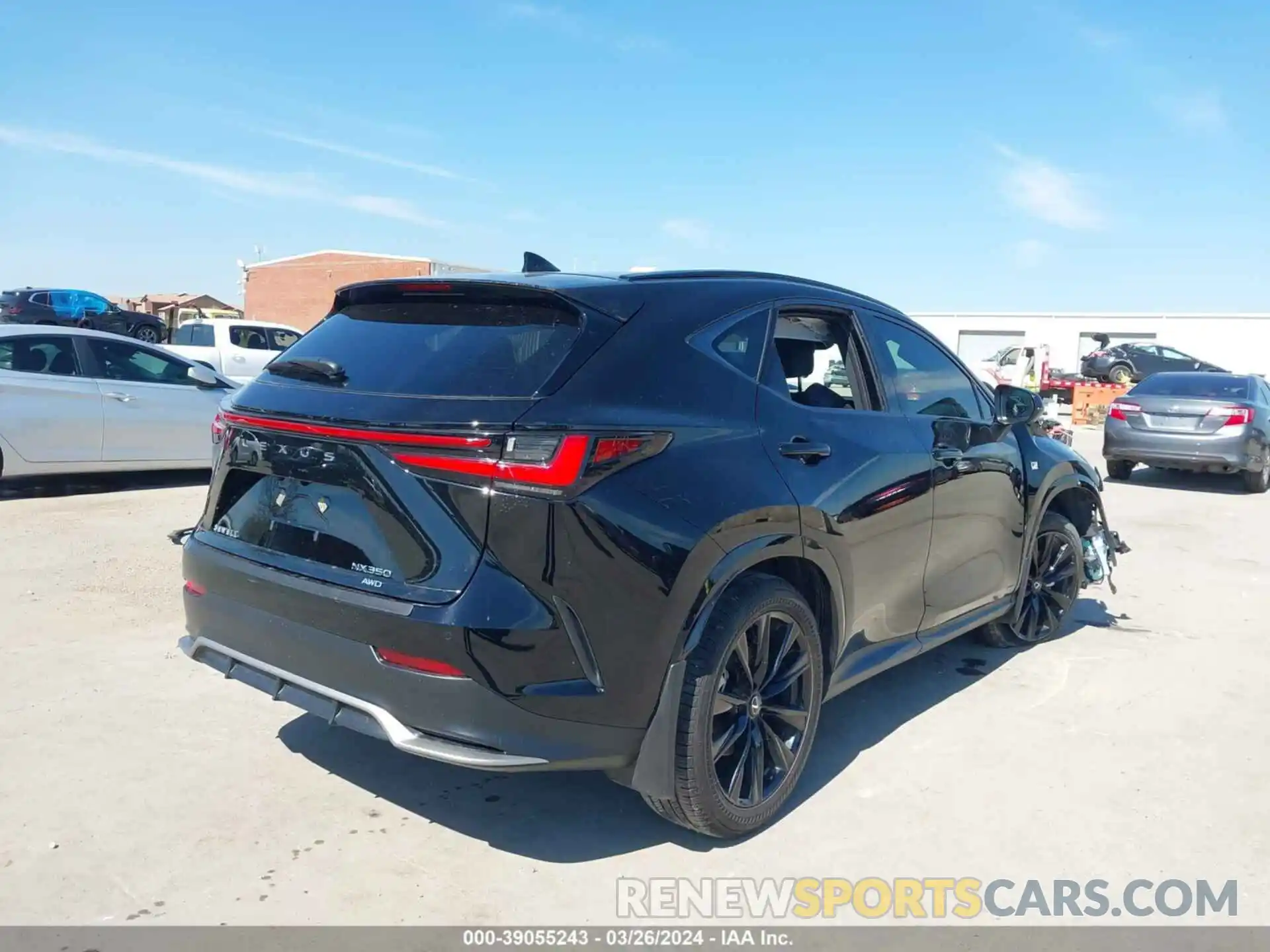 4 Фотография поврежденного автомобиля 2T2KGCEZ1RC043533 LEXUS NX 350 2024