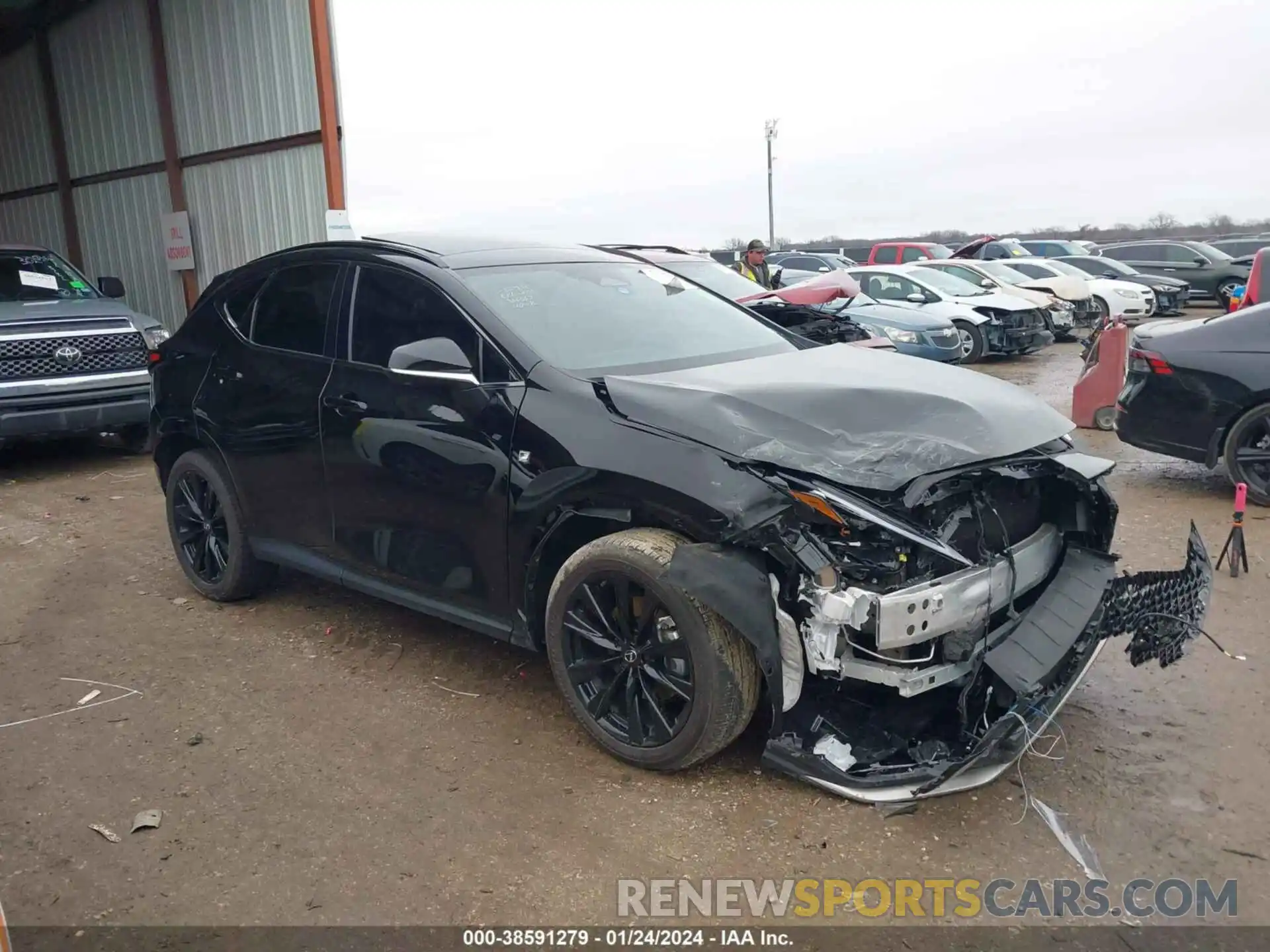 1 Photograph of a damaged car 2T2KGCEZ3RC047809 LEXUS NX 350 2024