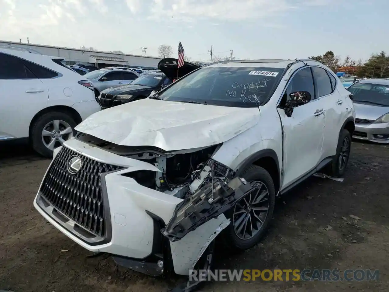 1 Фотография поврежденного автомобиля JTJAGCEZXR2016214 LEXUS NX 350 BAS 2024