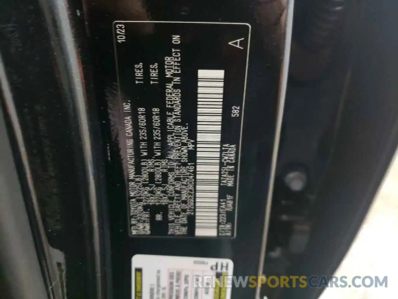 12 Фотография поврежденного автомобиля 2T2GGCEZ3RC047461 LEXUS NX 350 PRE 2024