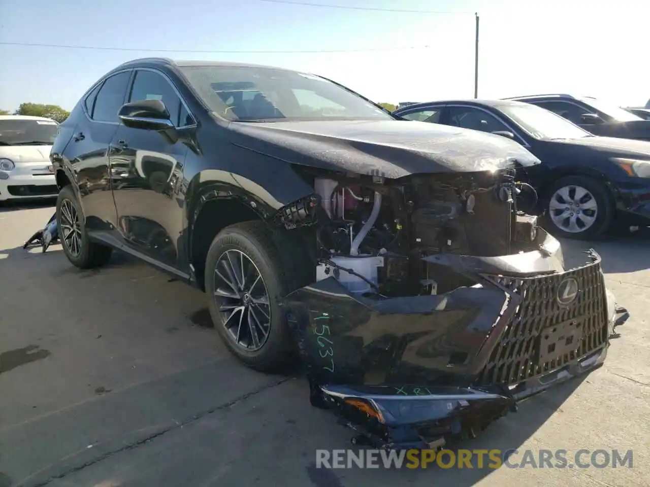 1 Photograph of a damaged car 2T2AKCEZ4NC001104 LEXUS NX 350H 2022