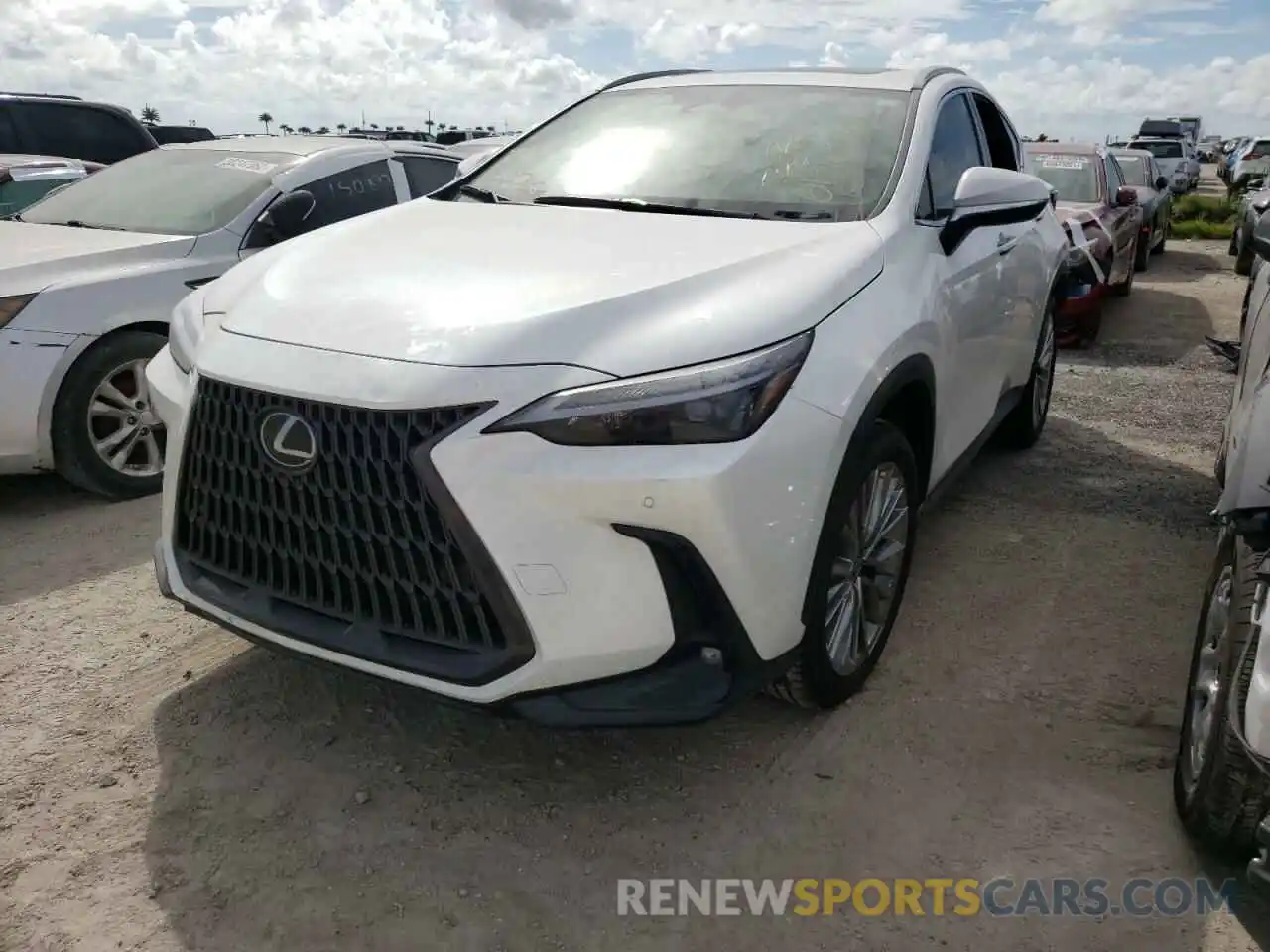 2 Photograph of a damaged car 2T2GKCEZ4NC003333 LEXUS NX 350H 2022