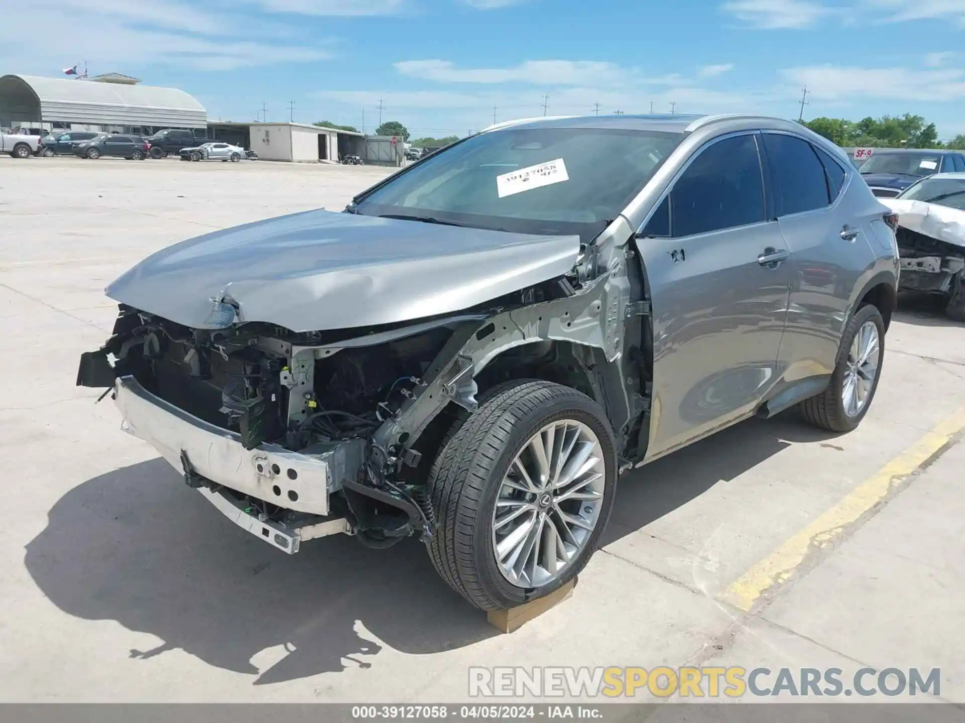 2 Photograph of a damaged car 2T2GKCEZ8NC009202 LEXUS NX 350H 2022