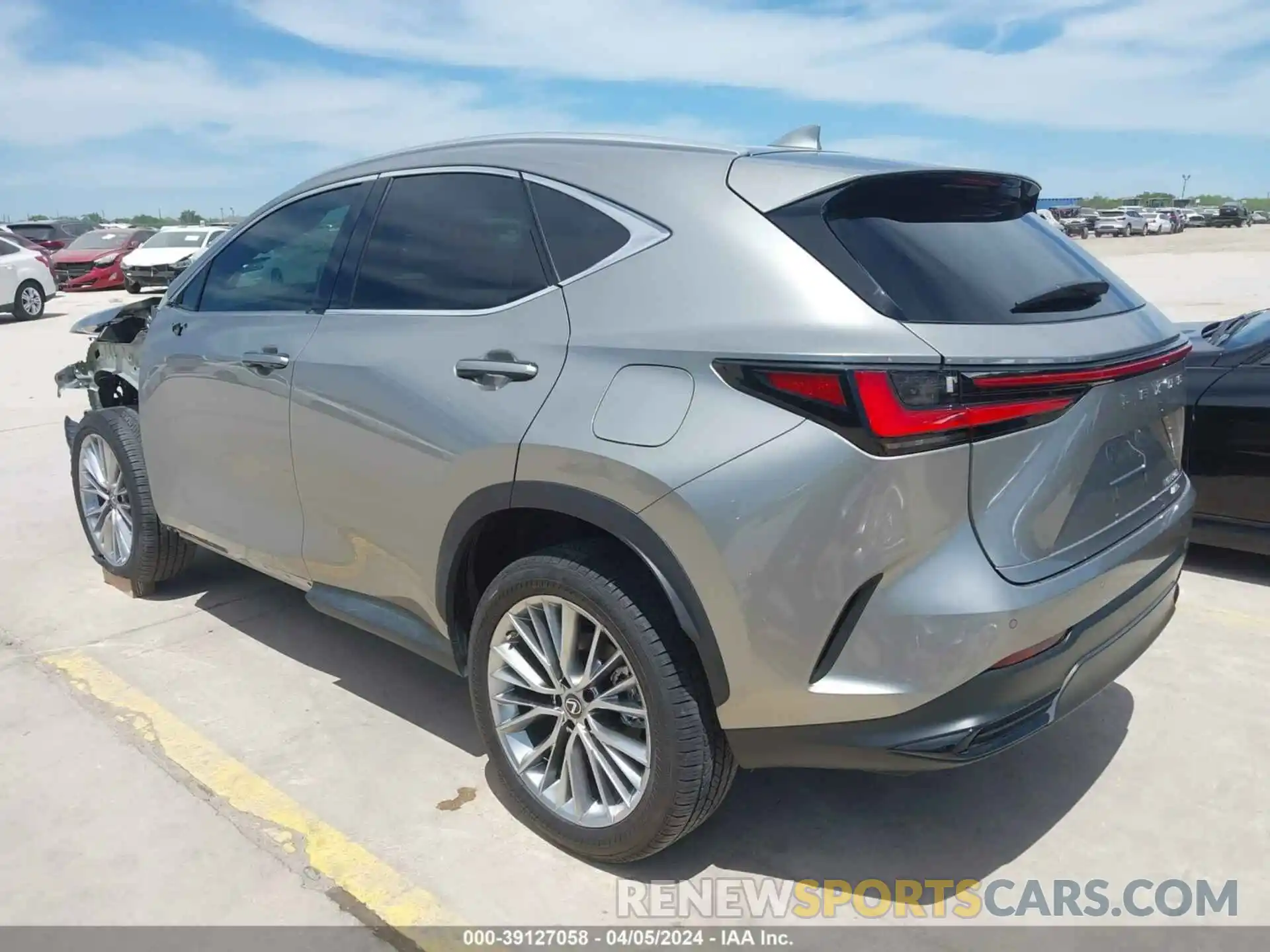 3 Photograph of a damaged car 2T2GKCEZ8NC009202 LEXUS NX 350H 2022