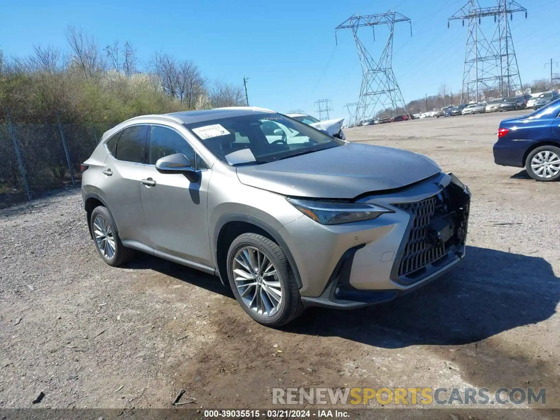 1 Фотография поврежденного автомобиля 2T2GKCEZXNC008357 LEXUS NX 350H 2022