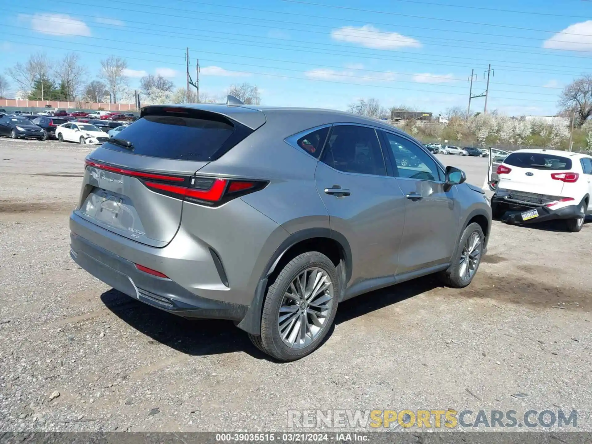 4 Photograph of a damaged car 2T2GKCEZXNC008357 LEXUS NX 350H 2022