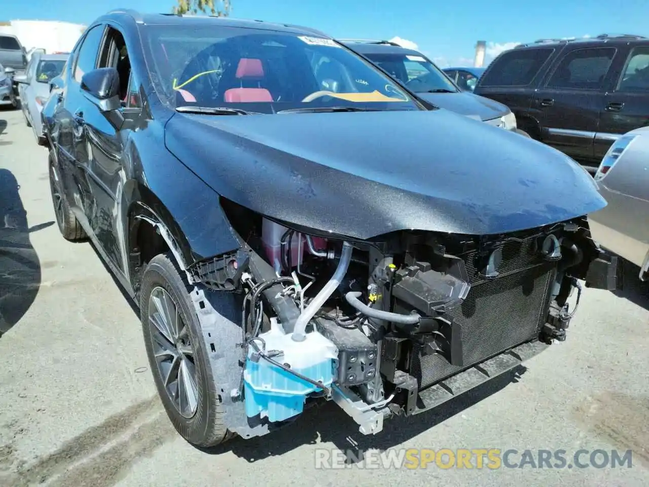 1 Photograph of a damaged car JTJAKCEZ7N2002411 LEXUS NX 350H 2022