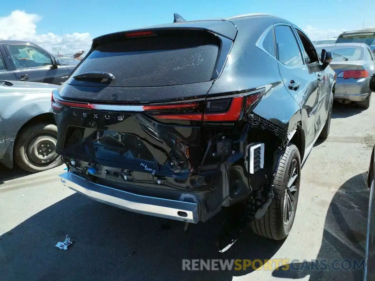 4 Photograph of a damaged car JTJAKCEZ7N2002411 LEXUS NX 350H 2022