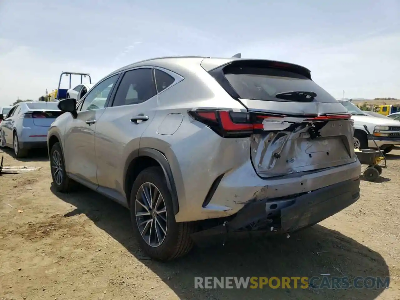 3 Photograph of a damaged car JTJGKCEZ0N5000119 LEXUS NX 350H 2022