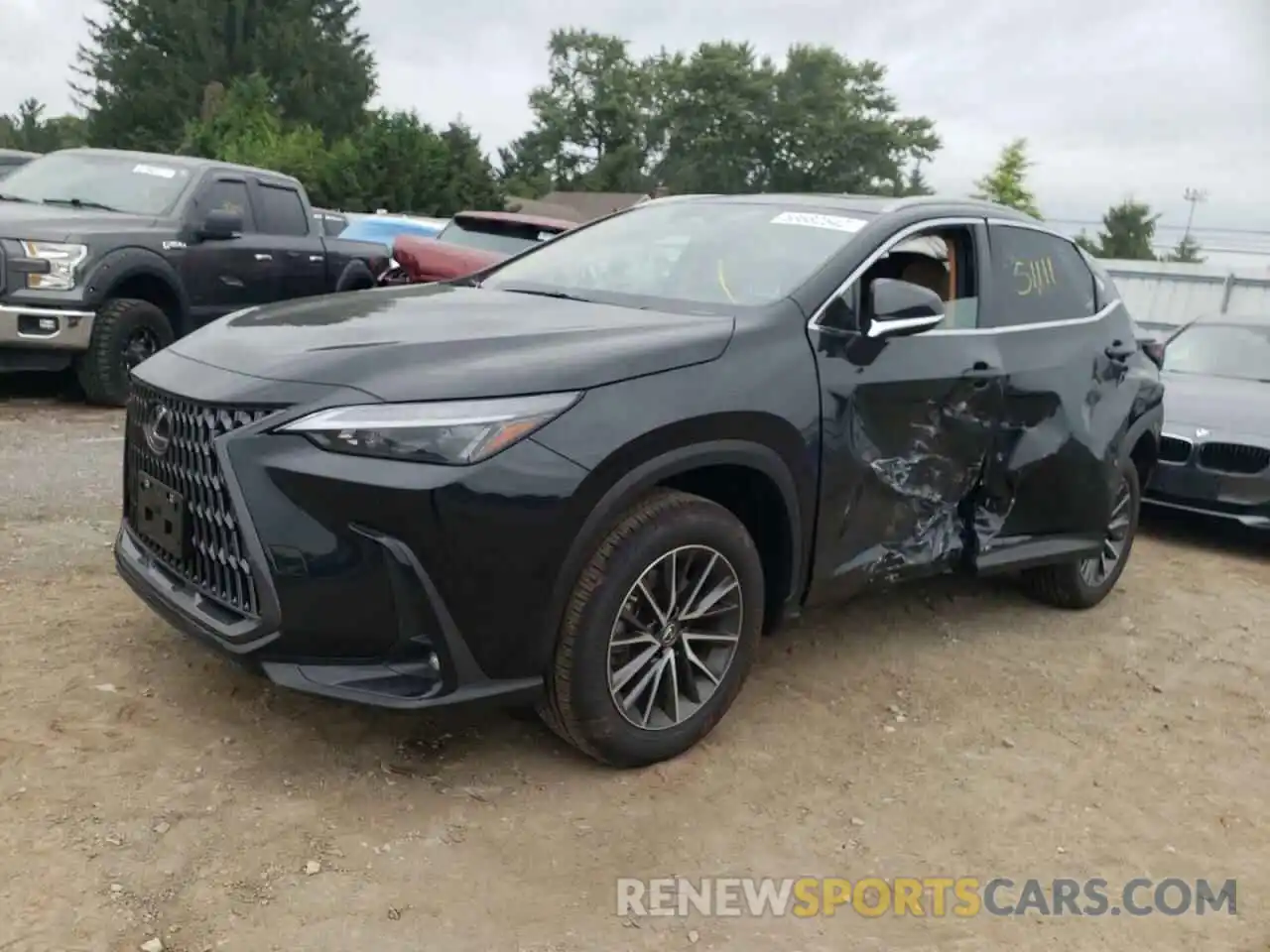 2 Фотография поврежденного автомобиля JTJGKCEZ0N5001819 LEXUS NX 350H 2022