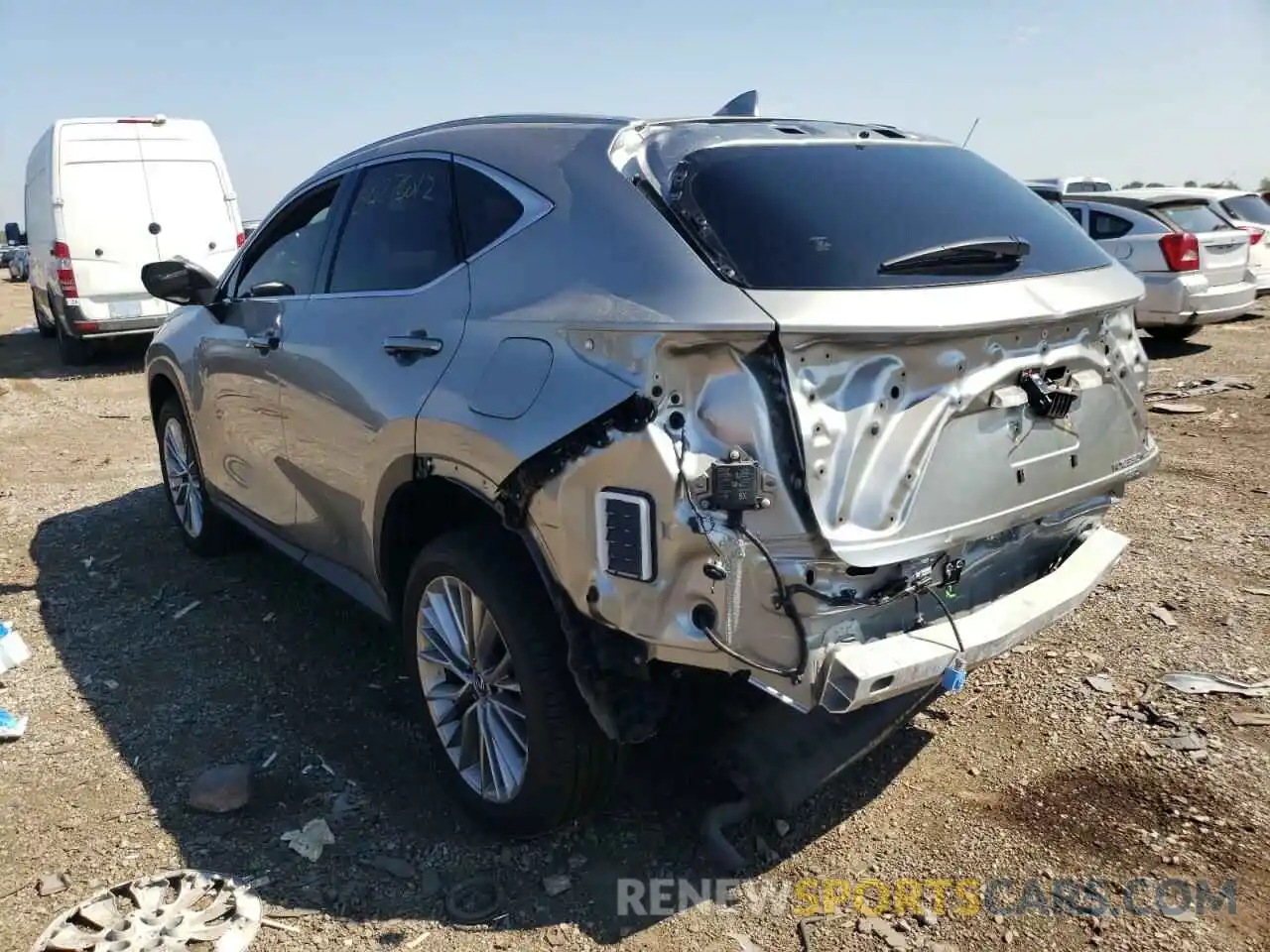 3 Фотография поврежденного автомобиля JTJGKCEZ3N2000178 LEXUS NX 350H 2022