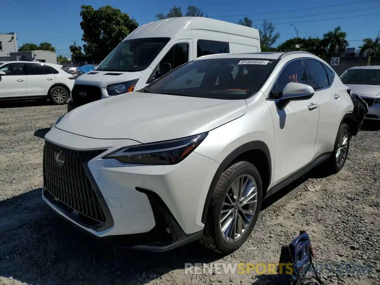 2 Photograph of a damaged car JTJGKCEZ7N5001848 LEXUS NX 350H 2022