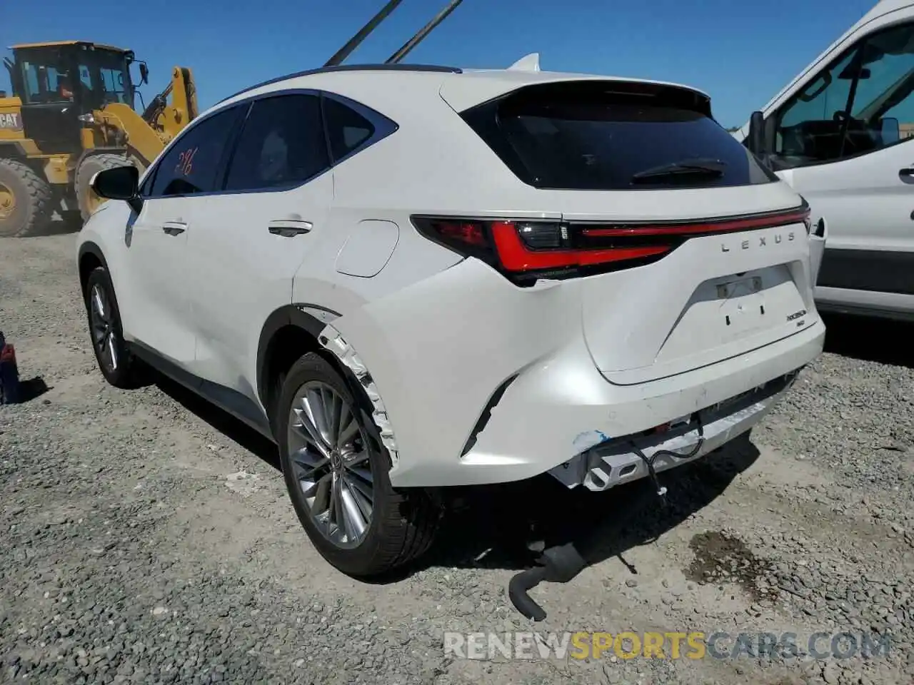 3 Photograph of a damaged car JTJGKCEZ7N5001848 LEXUS NX 350H 2022