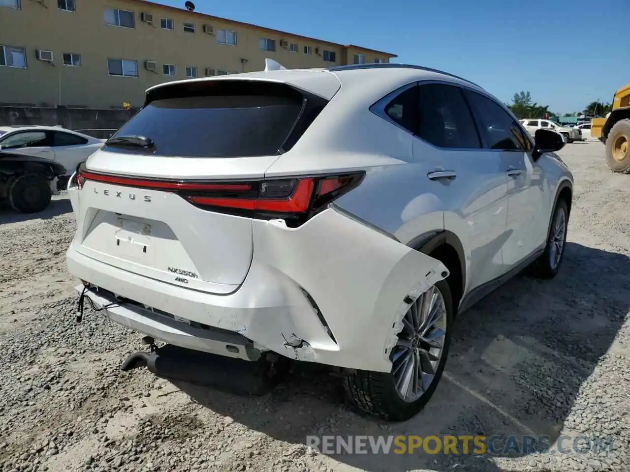 4 Photograph of a damaged car JTJGKCEZ7N5001848 LEXUS NX 350H 2022