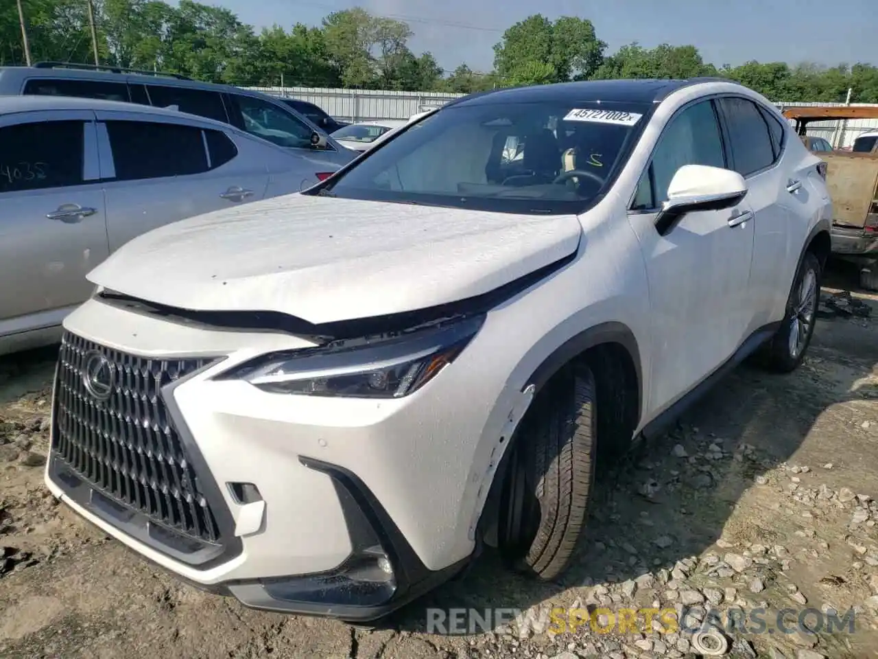 2 Фотография поврежденного автомобиля JTJHKCEZ3N5002550 LEXUS NX 350H 2022