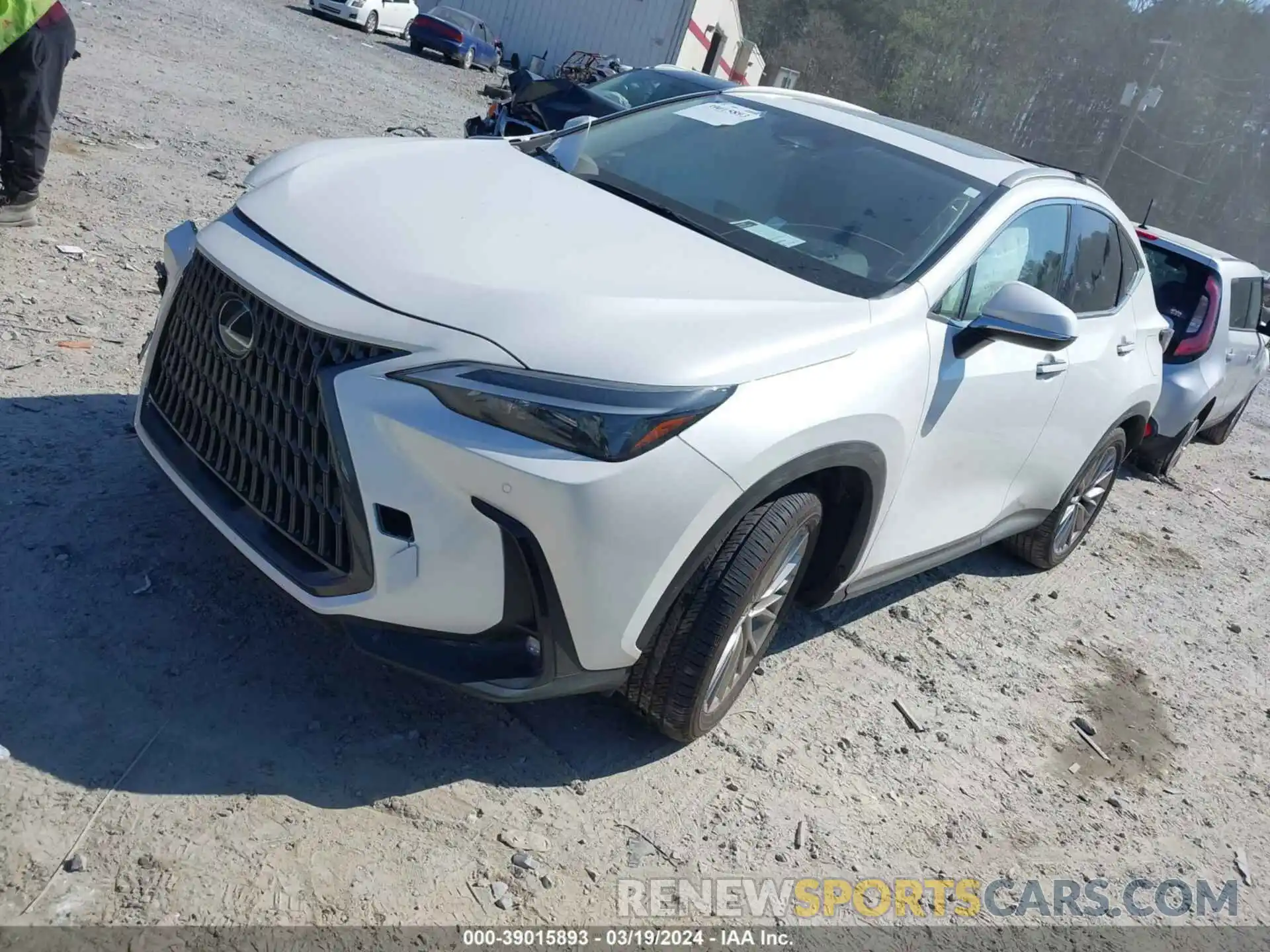 2 Фотография поврежденного автомобиля JTJGKCEZ7P5007975 LEXUS NX 350H 2023