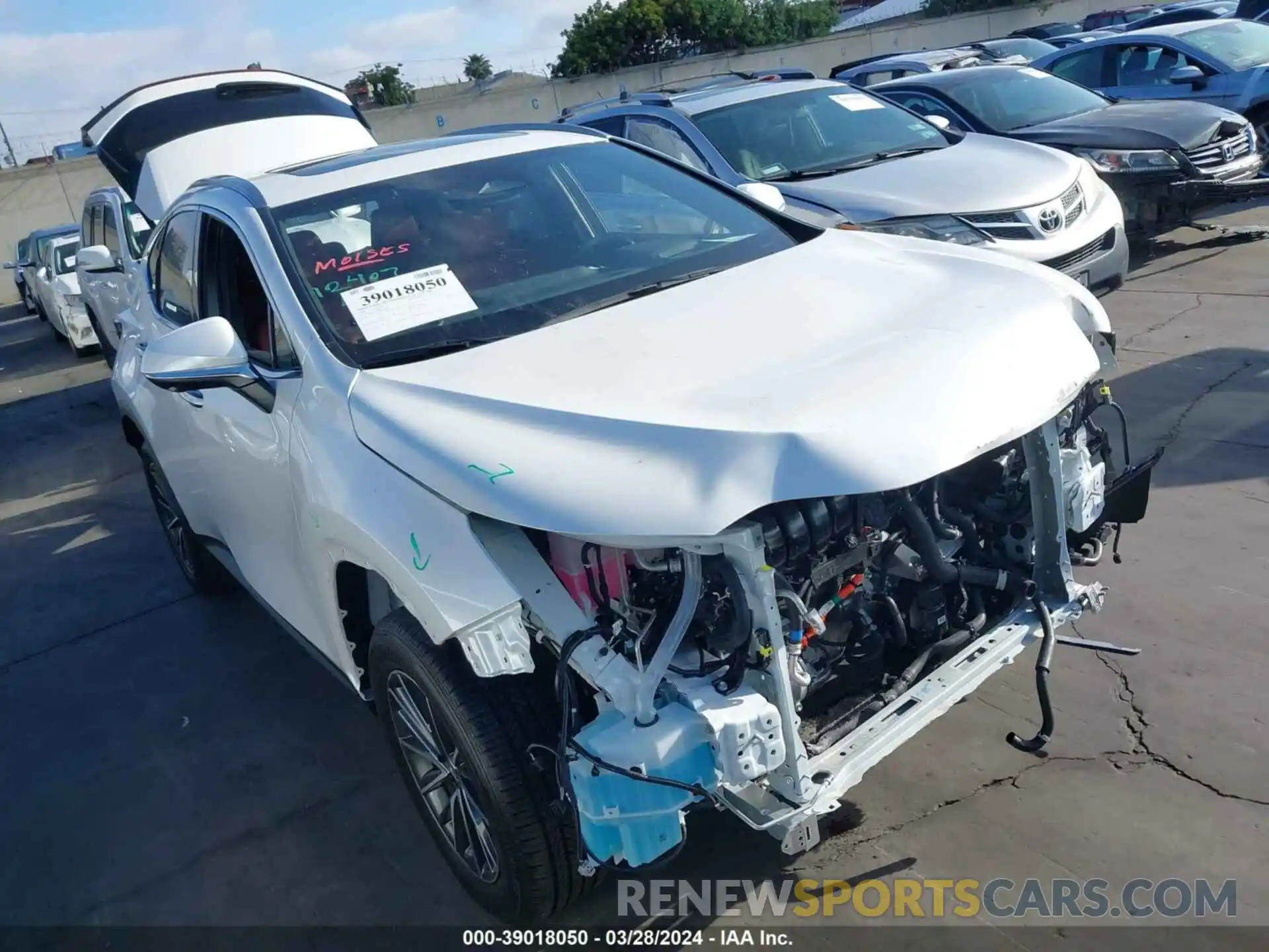 1 Photograph of a damaged car JTJGKCEZ4R5020072 LEXUS NX 350H 2024