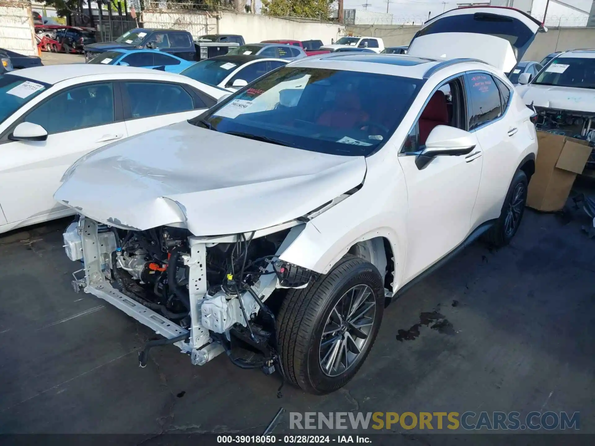 2 Photograph of a damaged car JTJGKCEZ4R5020072 LEXUS NX 350H 2024