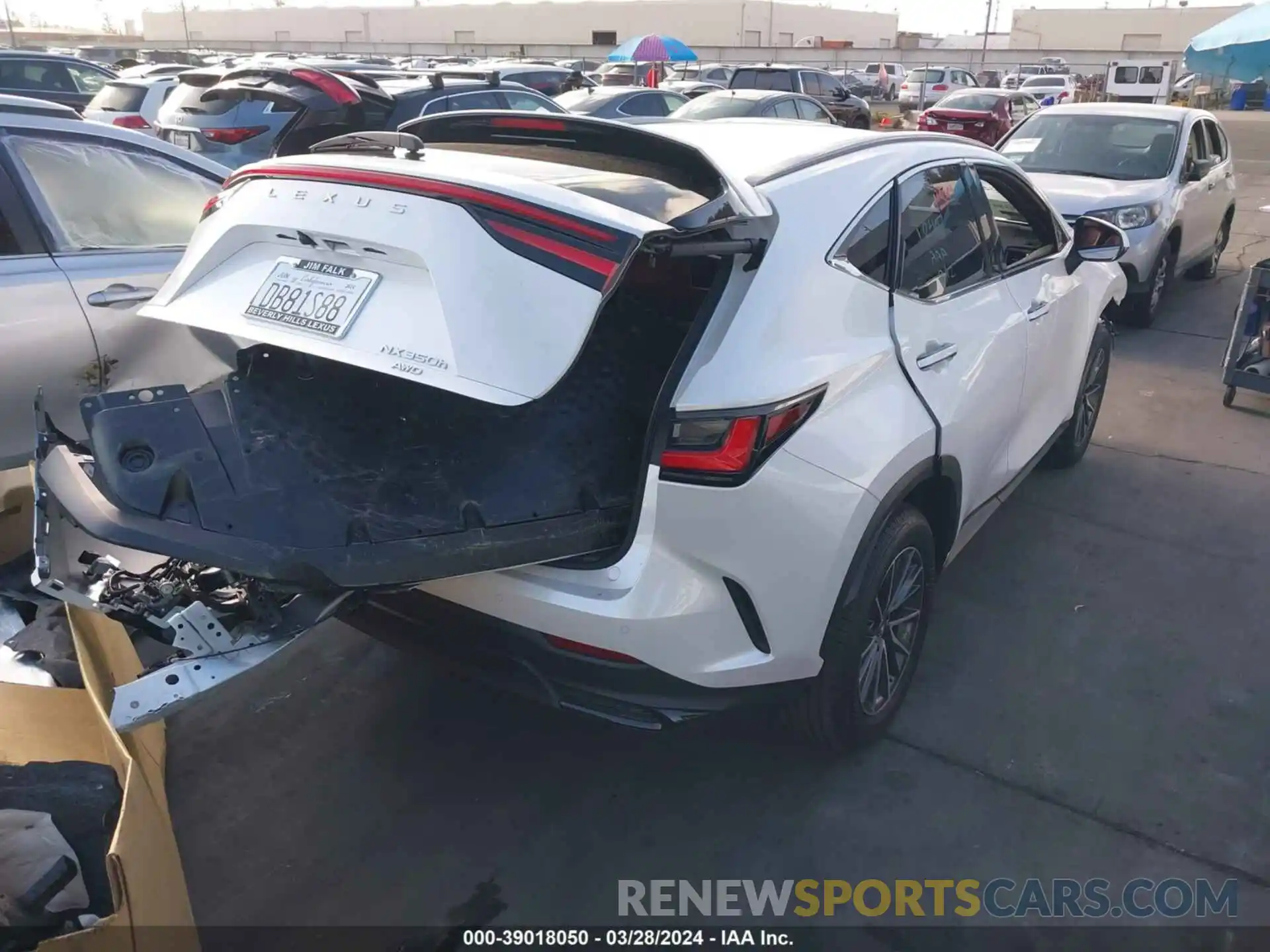 4 Photograph of a damaged car JTJGKCEZ4R5020072 LEXUS NX 350H 2024