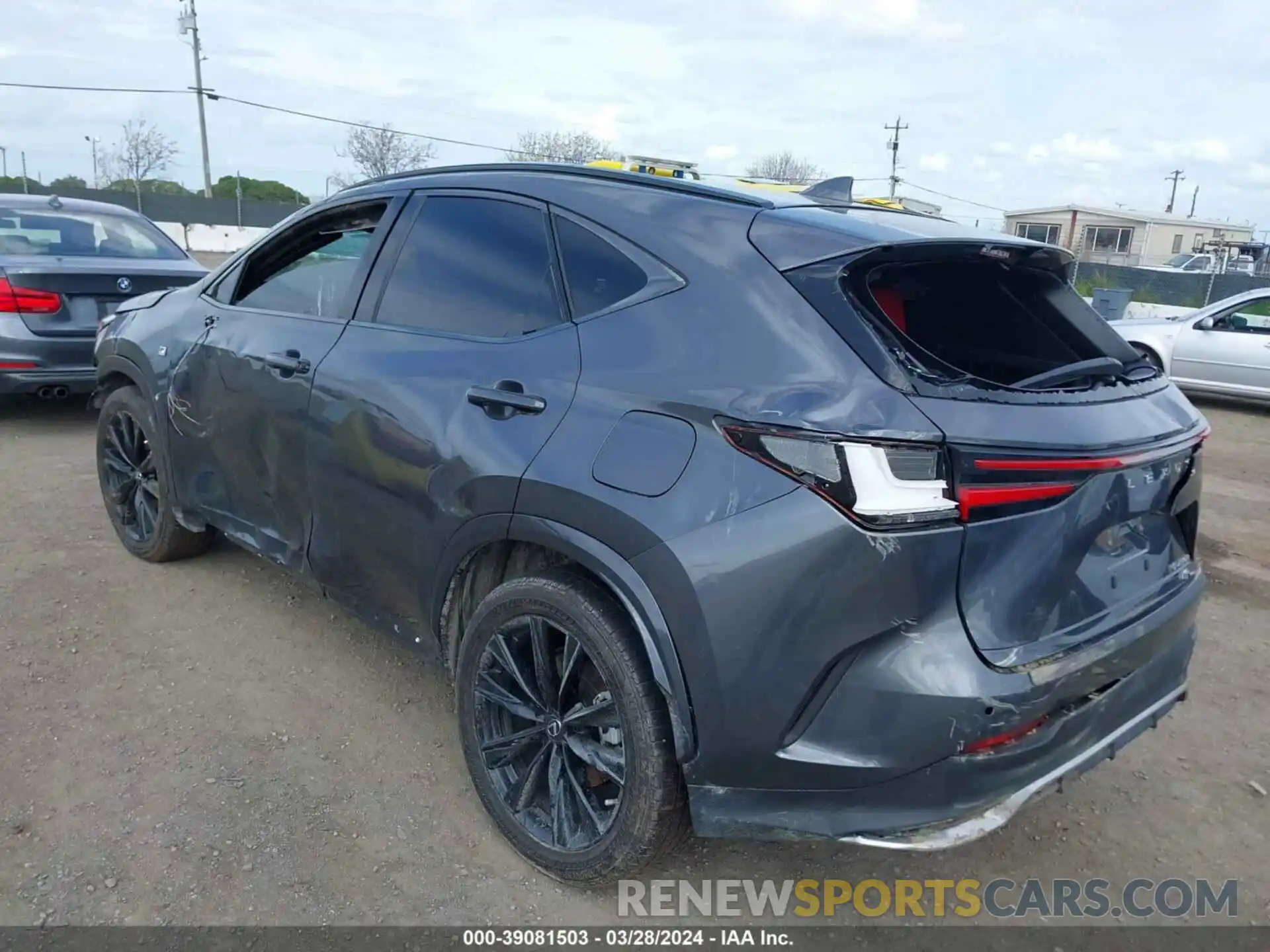 3 Photograph of a damaged car JTJKKCFZXP2016146 LEXUS NX 450H+ 2023