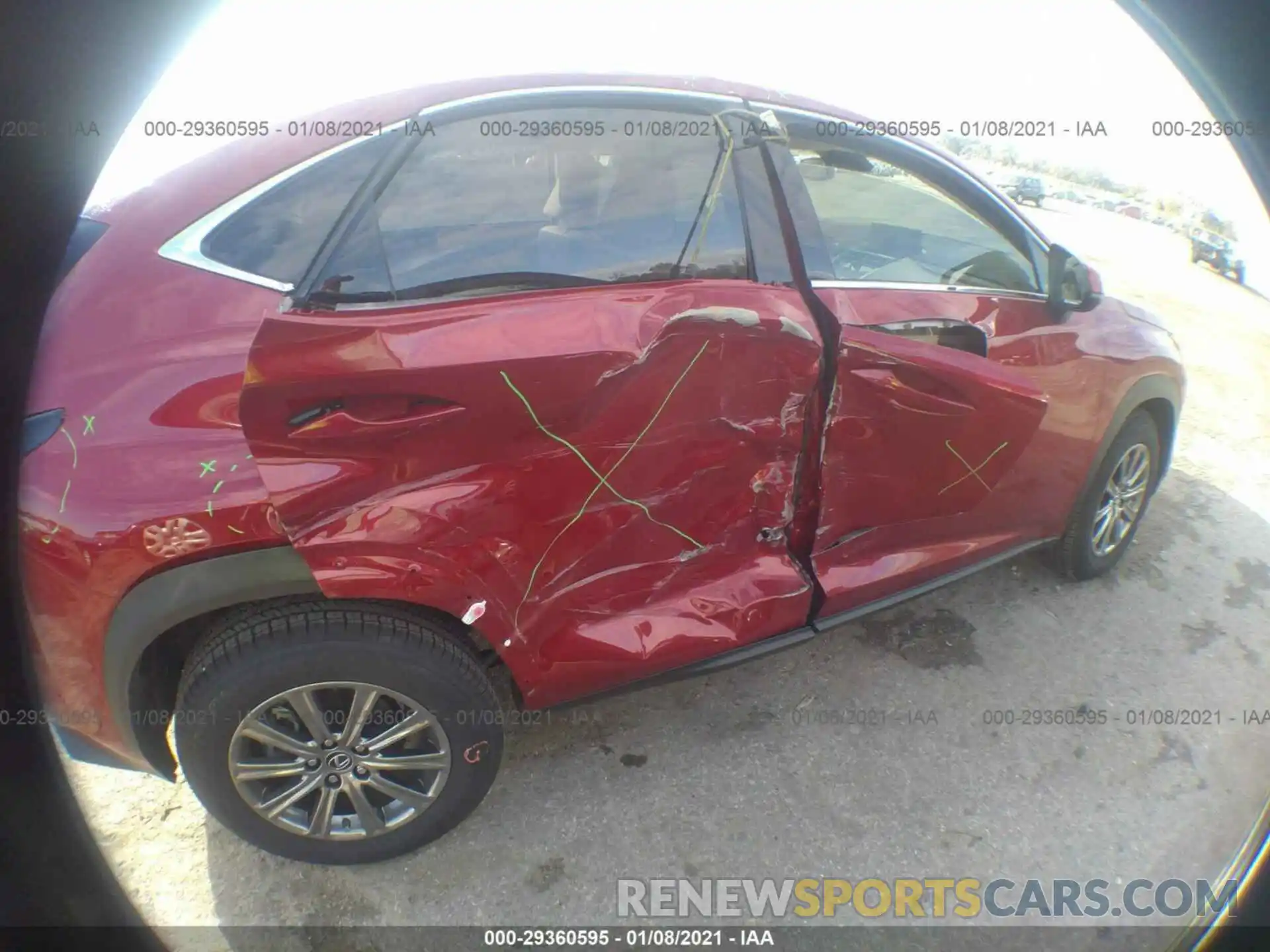 6 Photograph of a damaged car JTJDARBZXM5020728 LEXUS NX300H 2021