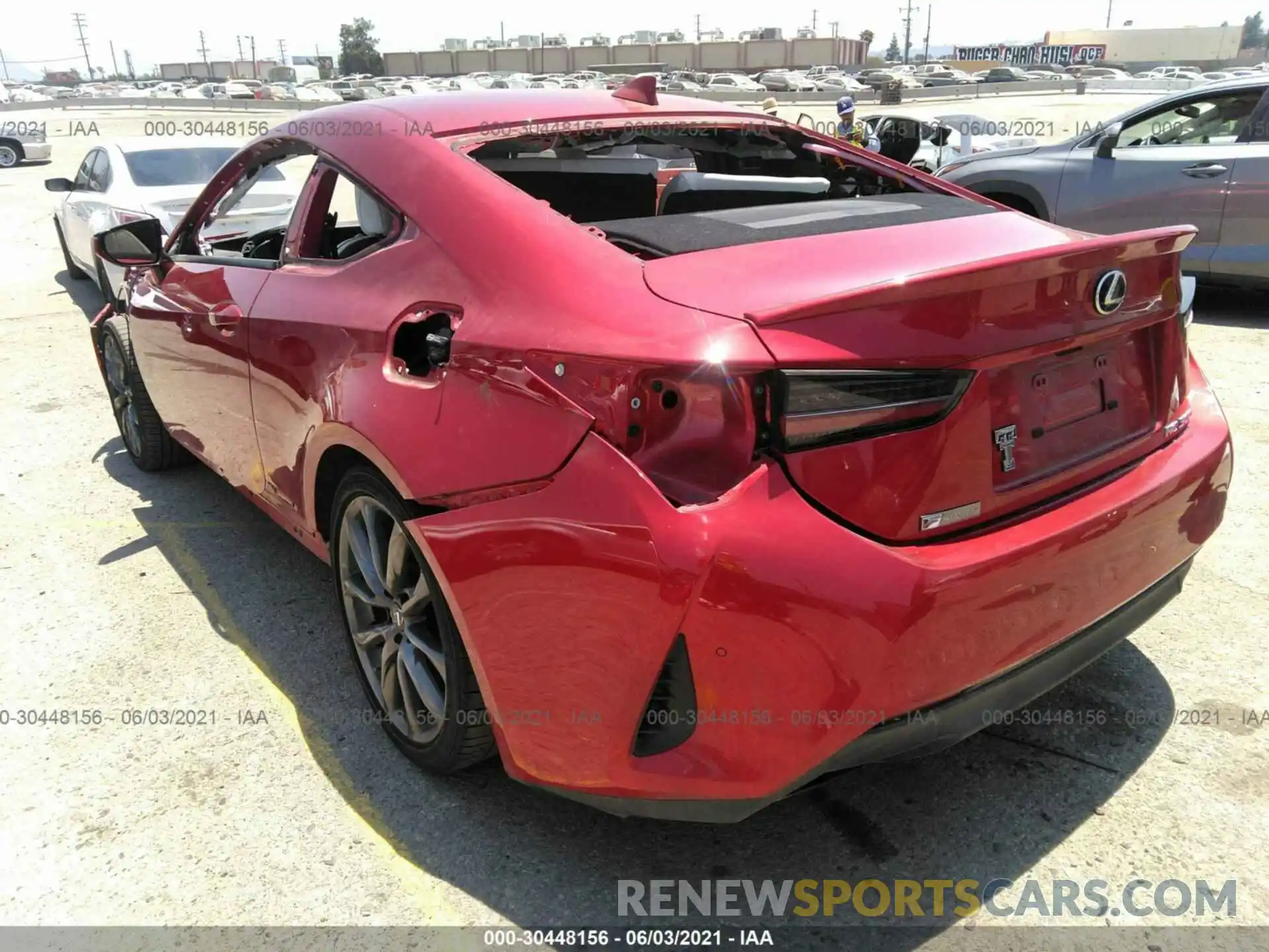 3 Photograph of a damaged car JTHHA5BC0K5009239 LEXUS RC 2019