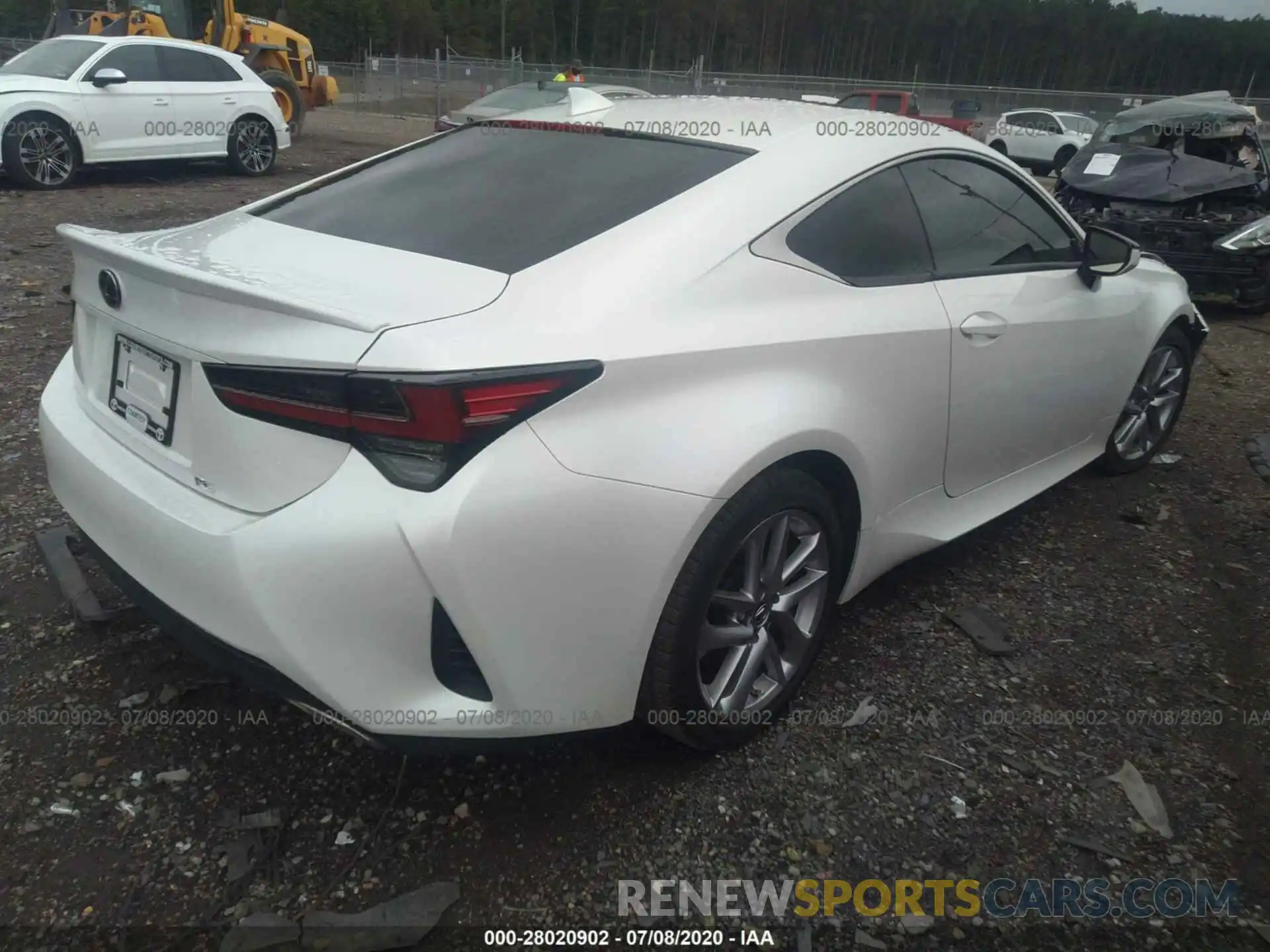 4 Фотография поврежденного автомобиля JTHHA5BC2K5009369 LEXUS RC 2019