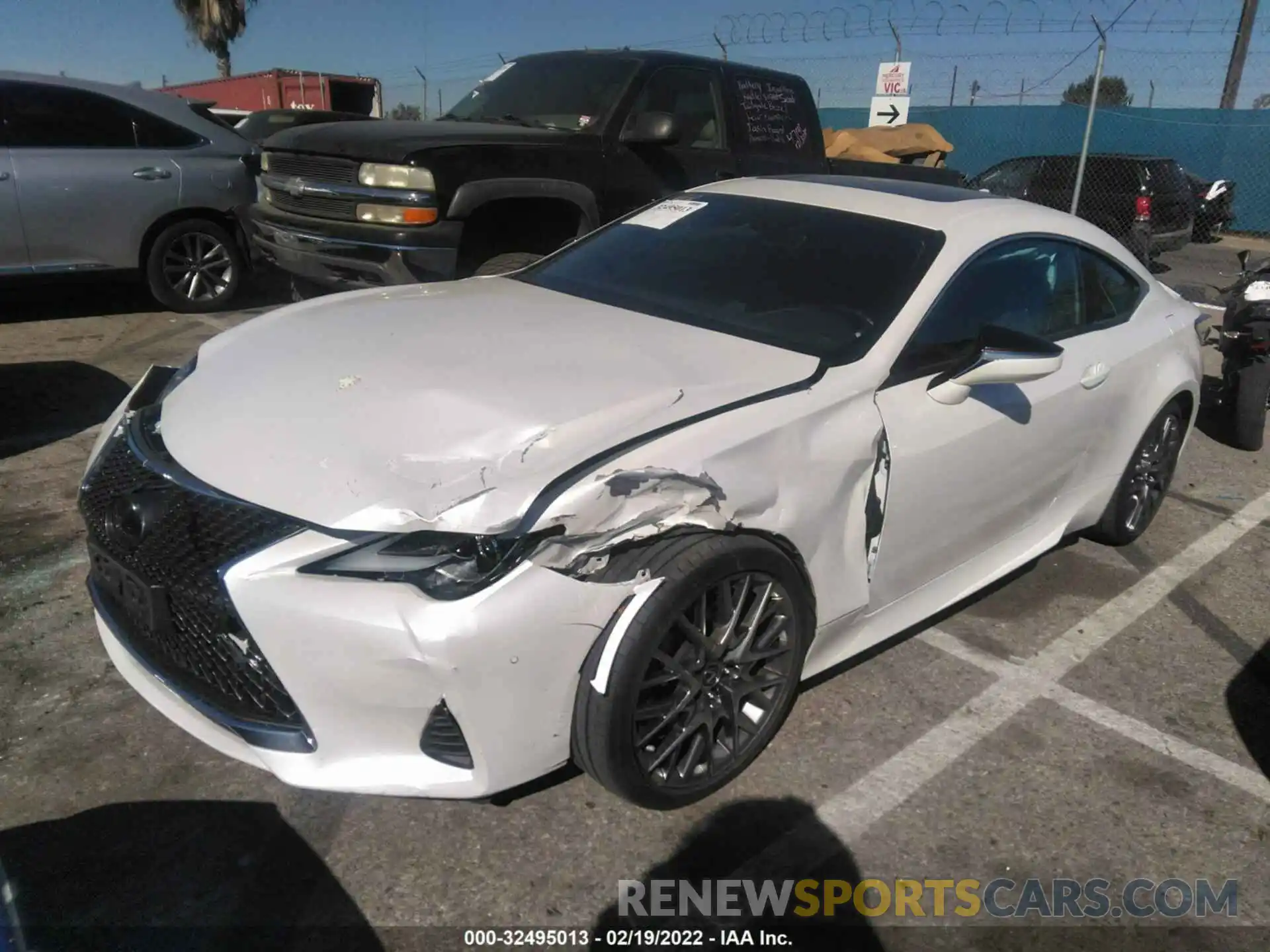 2 Photograph of a damaged car JTHHA5BC2K5010392 LEXUS RC 2019